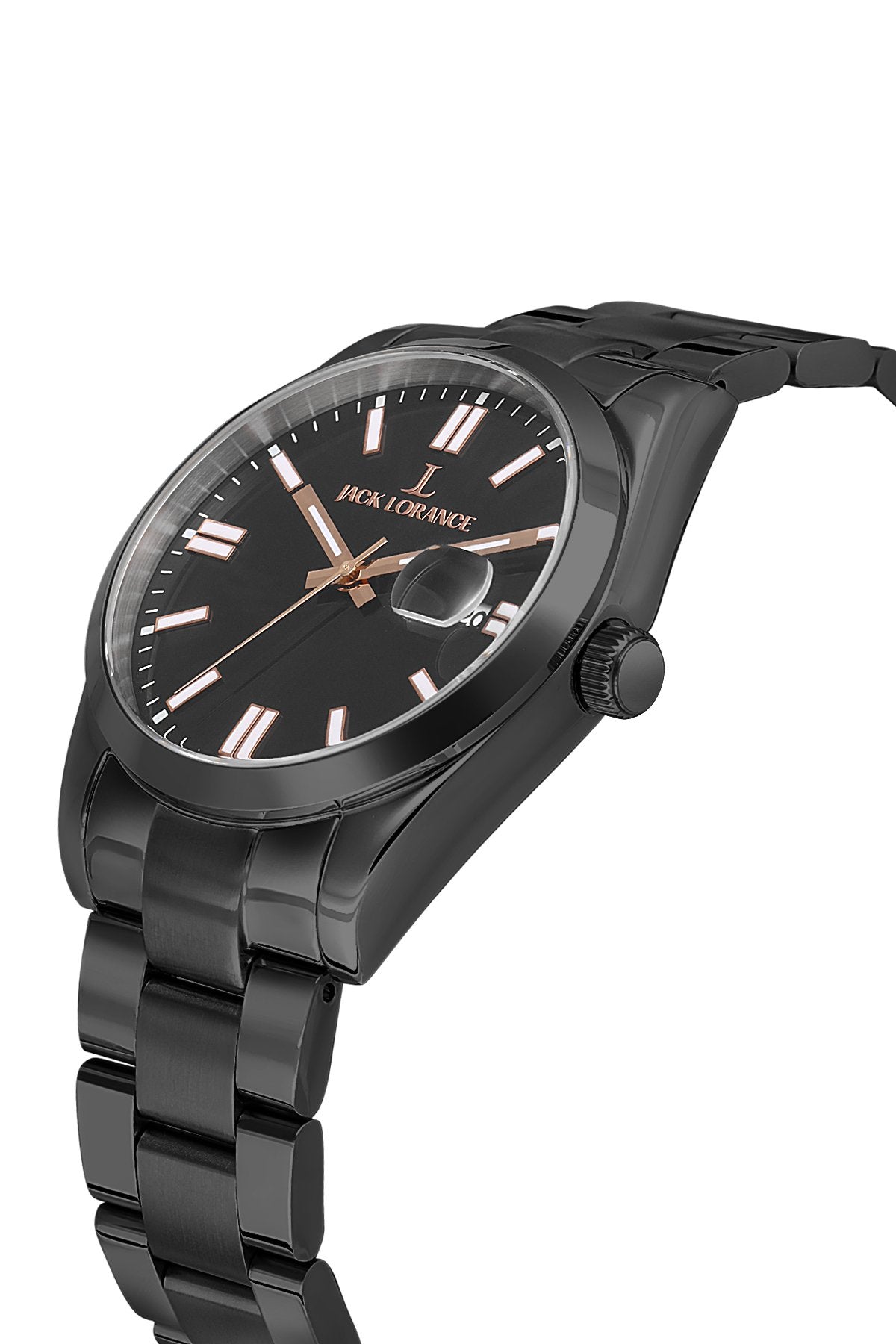 JL.G1152704  Siyah Çelik Erkek Kol Saati