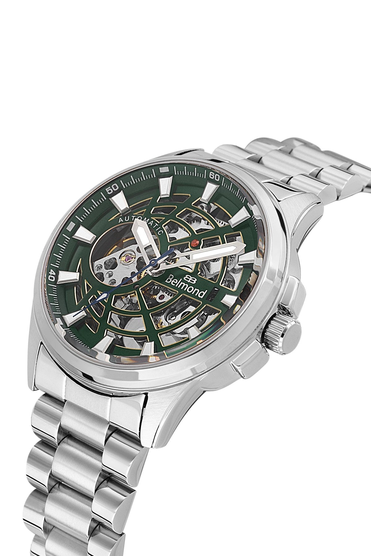 KNG1153.370 Yeşil & Gümüş Çelik Kordon Otomatik Erkek Kol Saati