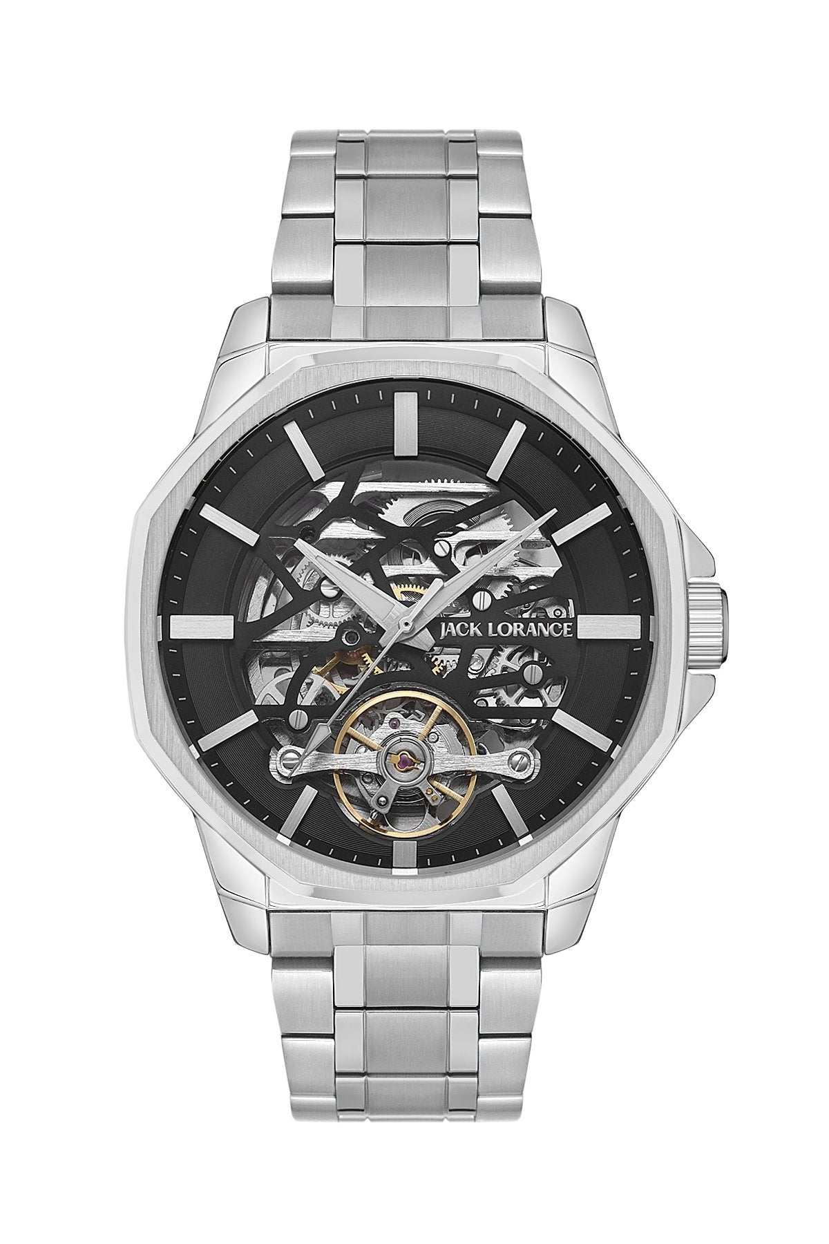 S0351502  Siyah & Gümüş Otomatik Çelik Erkek Kol Saati