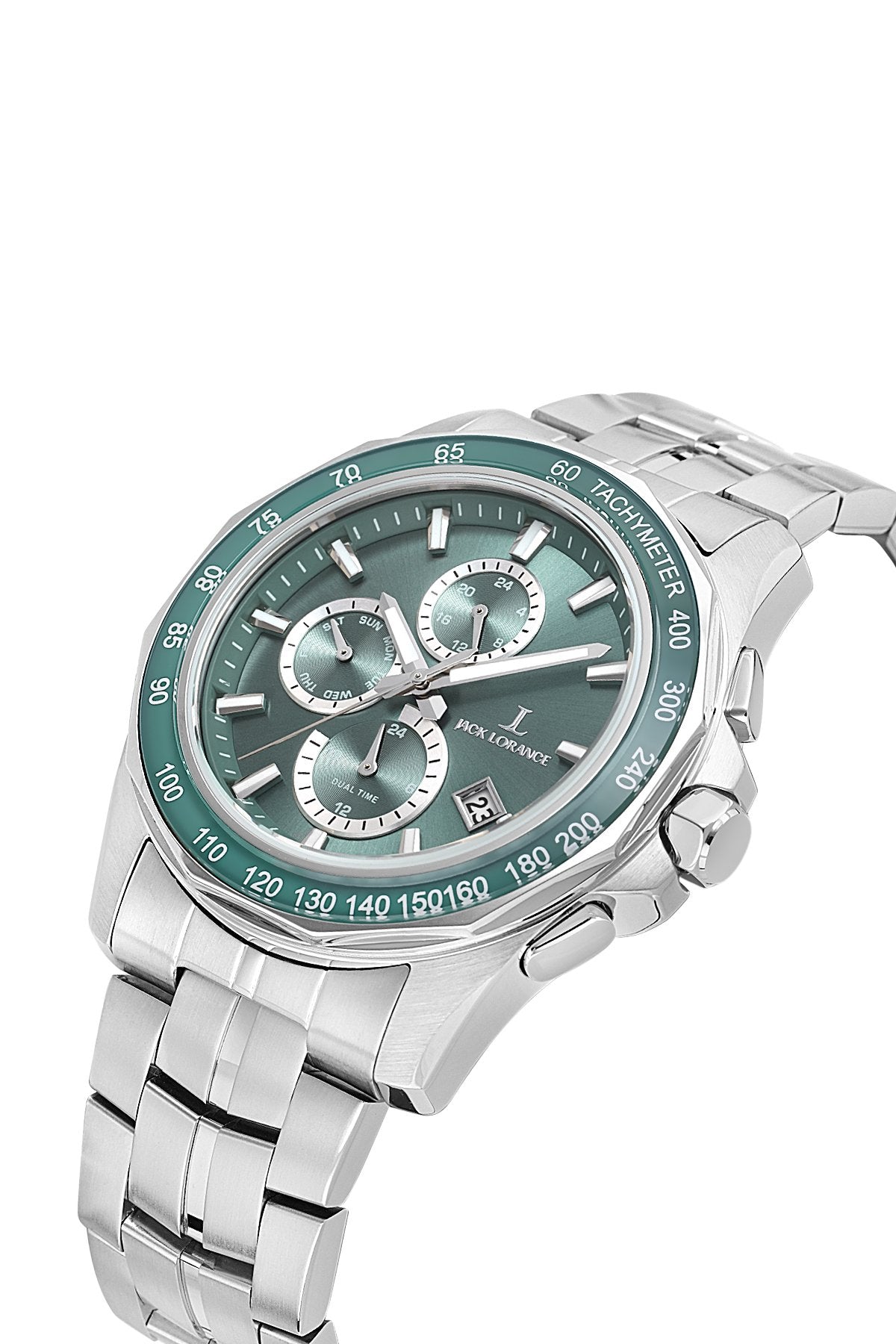 JLS04269M.03 Yeşil & Gümüş Çelik Erkek Kol Saati