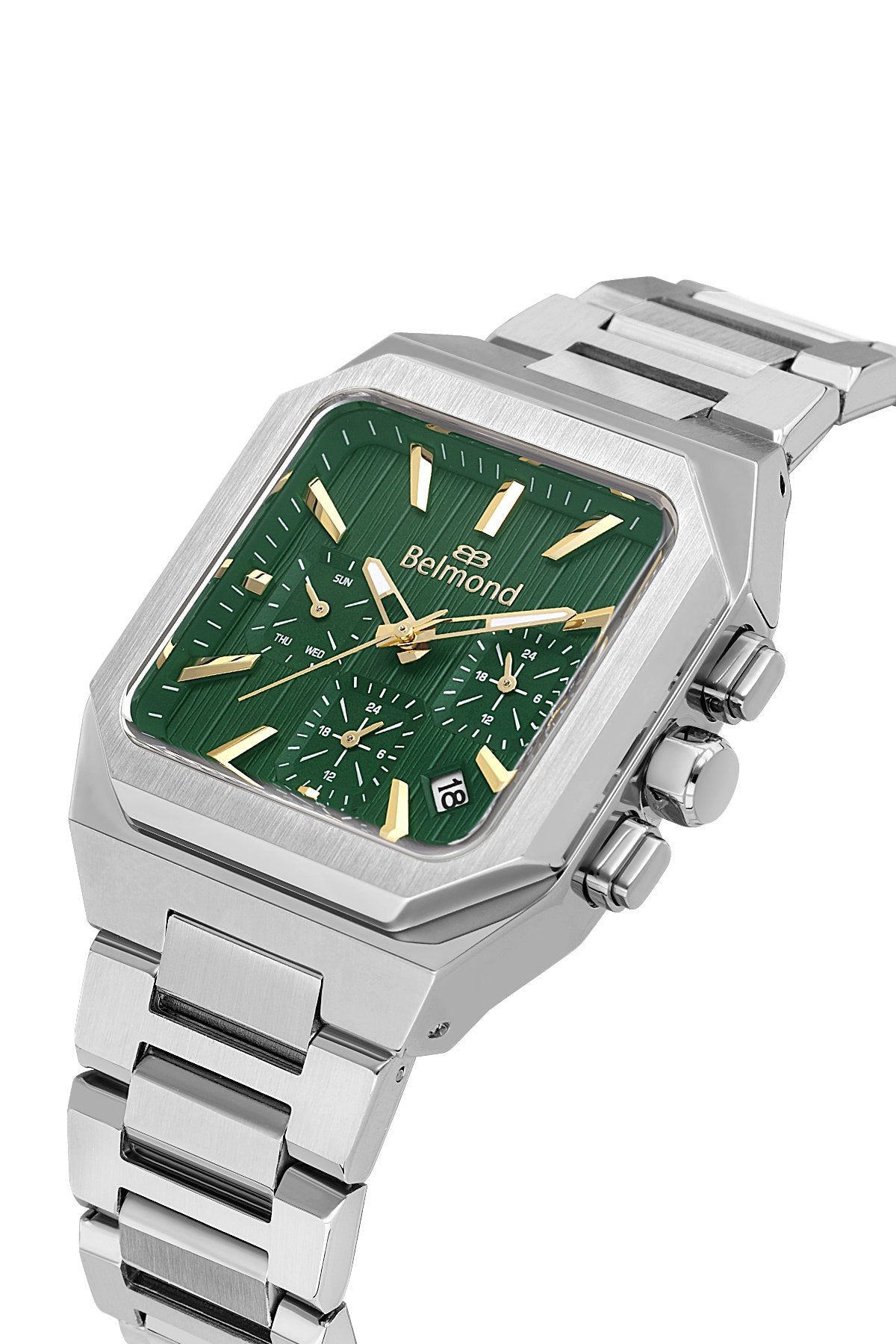 KNG1152.370 Gümüş & Lacivert Çelik Kordon Erkek Kol Saati