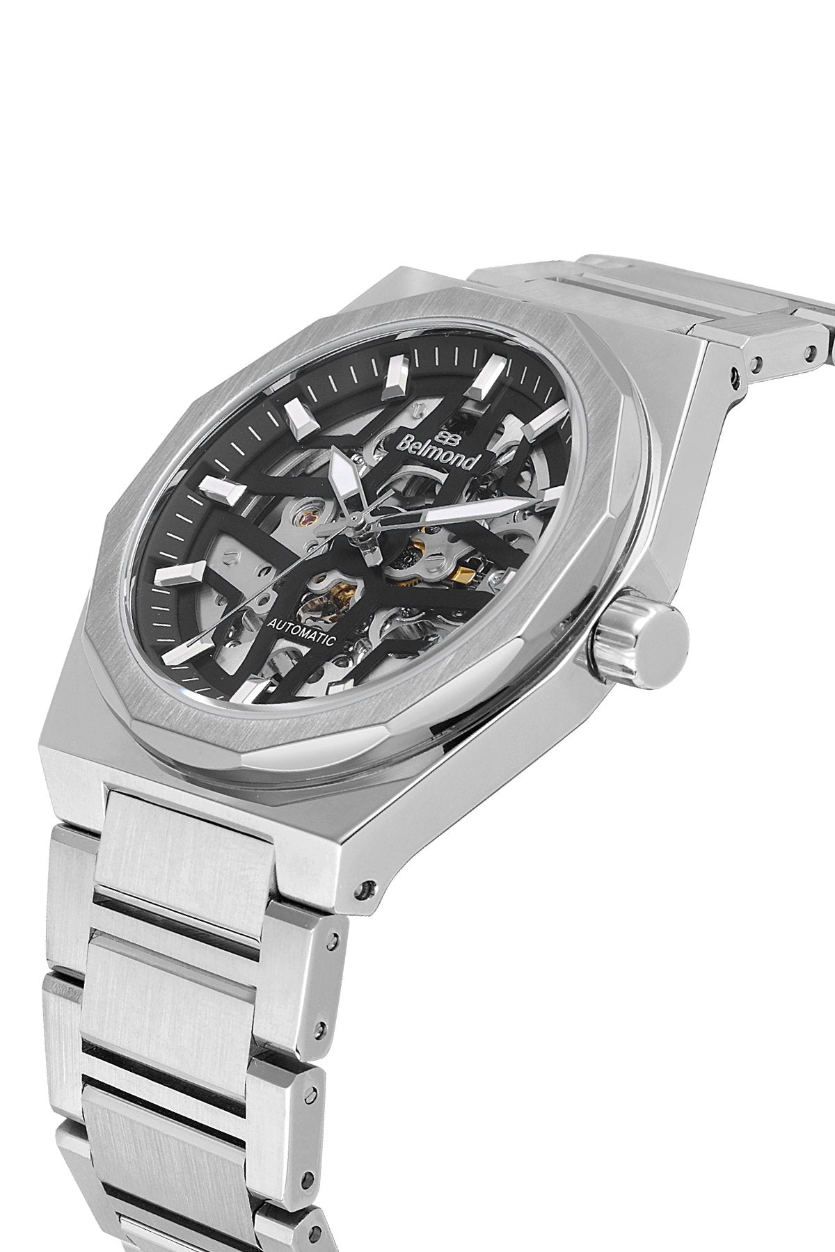 KNG1145.350 Siyah & Gümüş Çelik Kordon Erkek Kol Saati