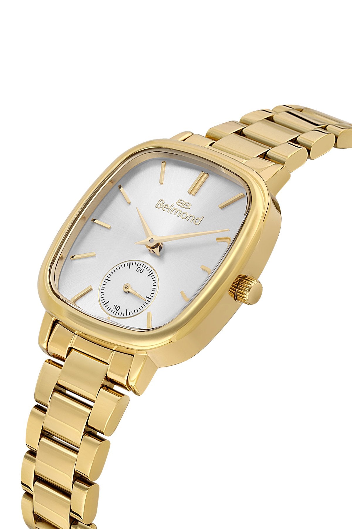 SRL1163.130 Altın & Beyaz Çelik Kordon Kadın Kol Saati