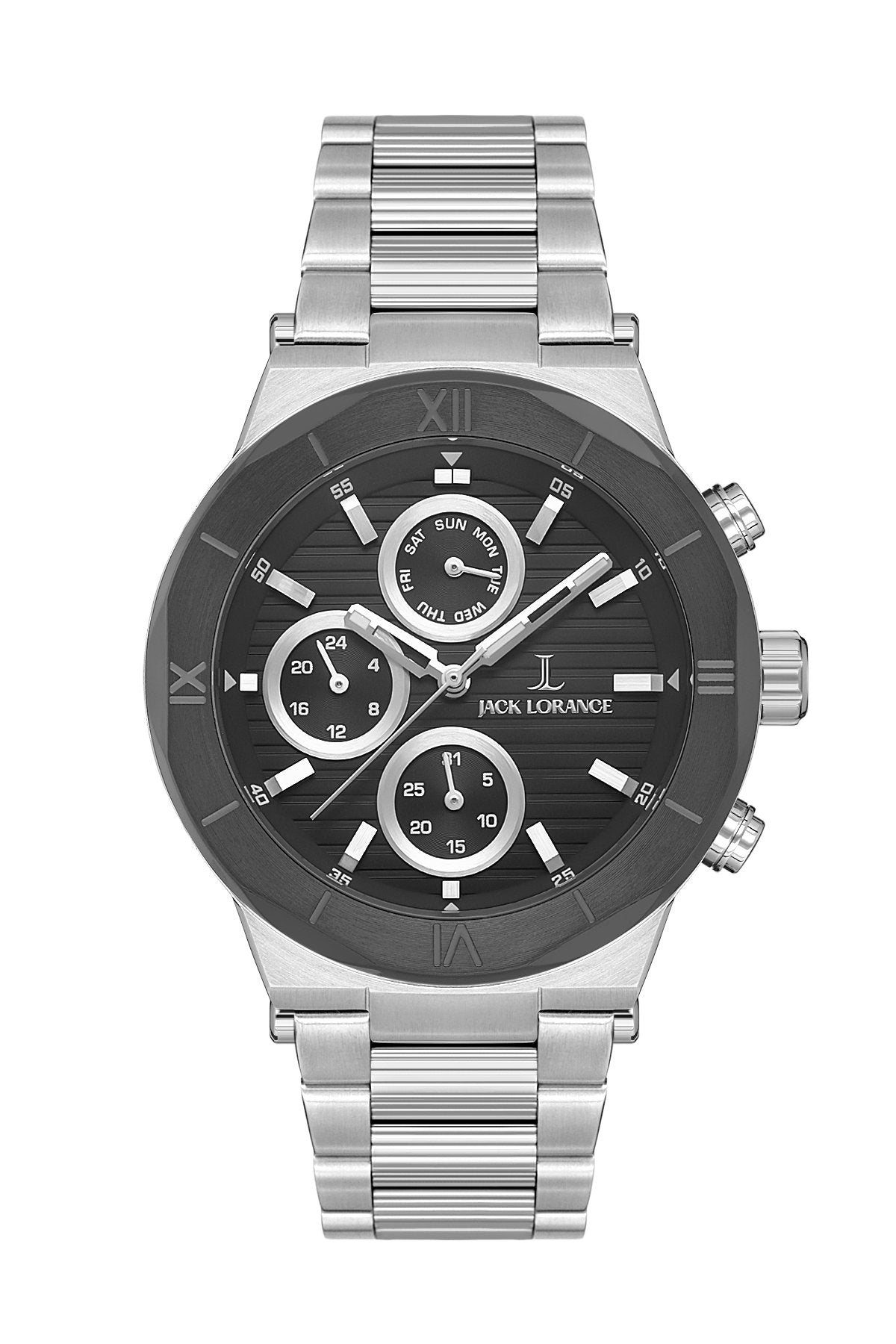 JLS0332201  Siyah & Gümüş  Çelik Erkek Kol Saati