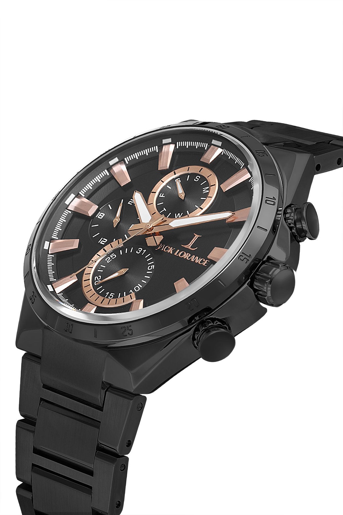 JLS0314103  Siyah & Rose  Çelik Erkek Kol Saati