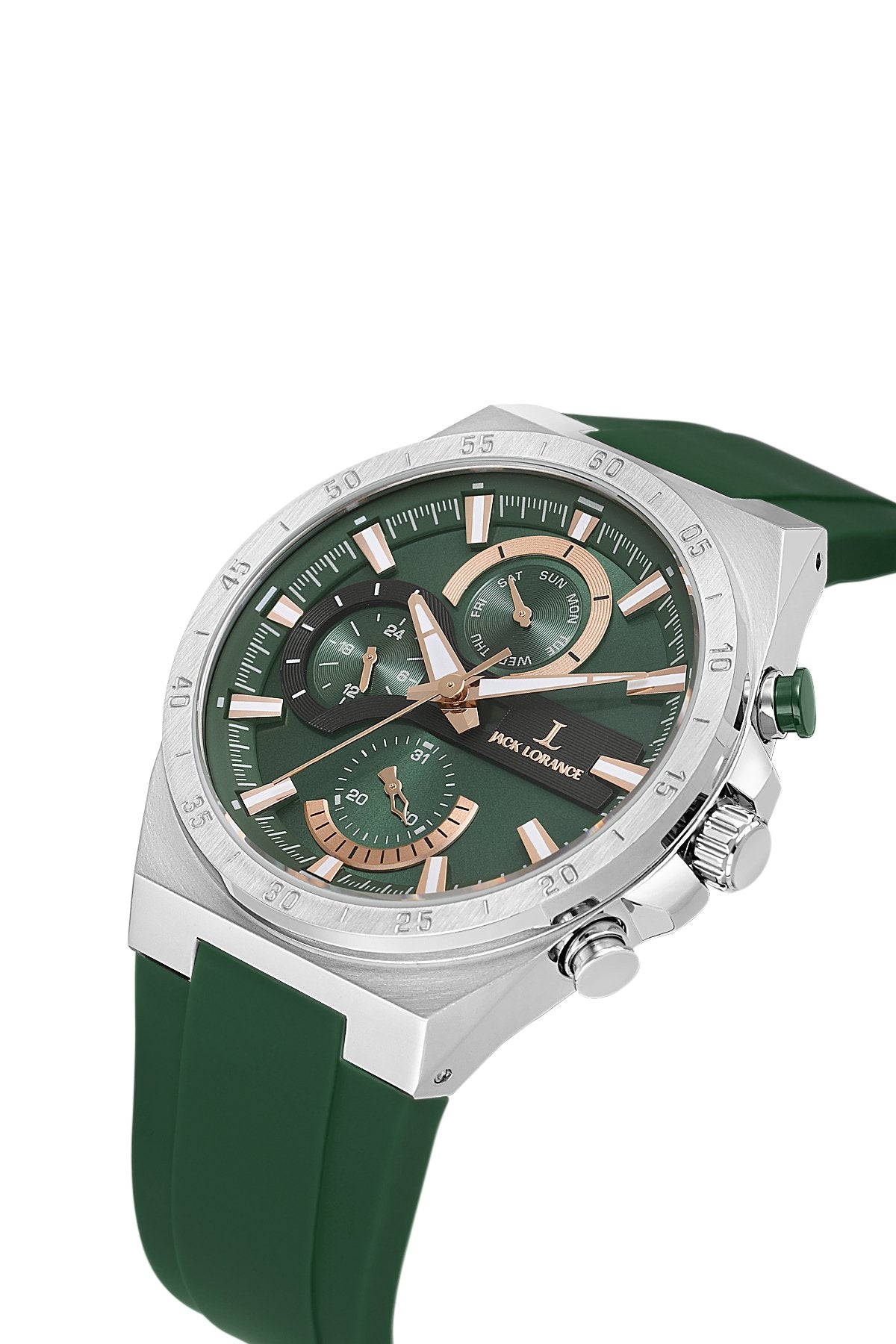 JLS04239S.03 Yeşil & Gümüş Çelik Erkek Kol Saati