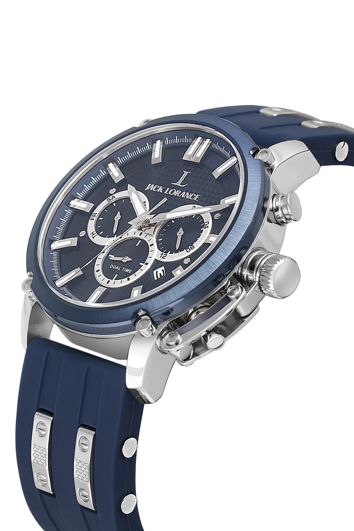JLS0405803  Lacivert & Gümüş  Çelik Erkek Kol Saati