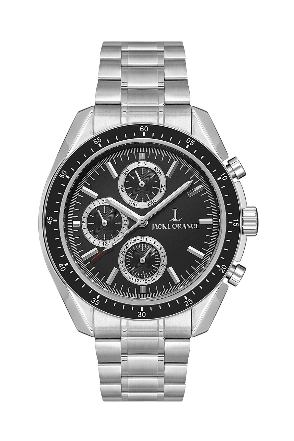 Jls0406302 Siyah & Gümüş Çelik Erkek Kol Saati