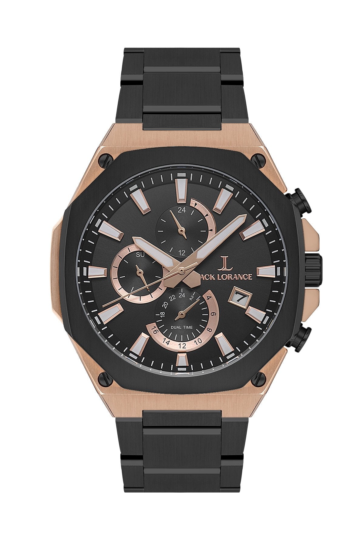 JLS0405704  Siyah & Rose  Çelik Erkek Kol Saati