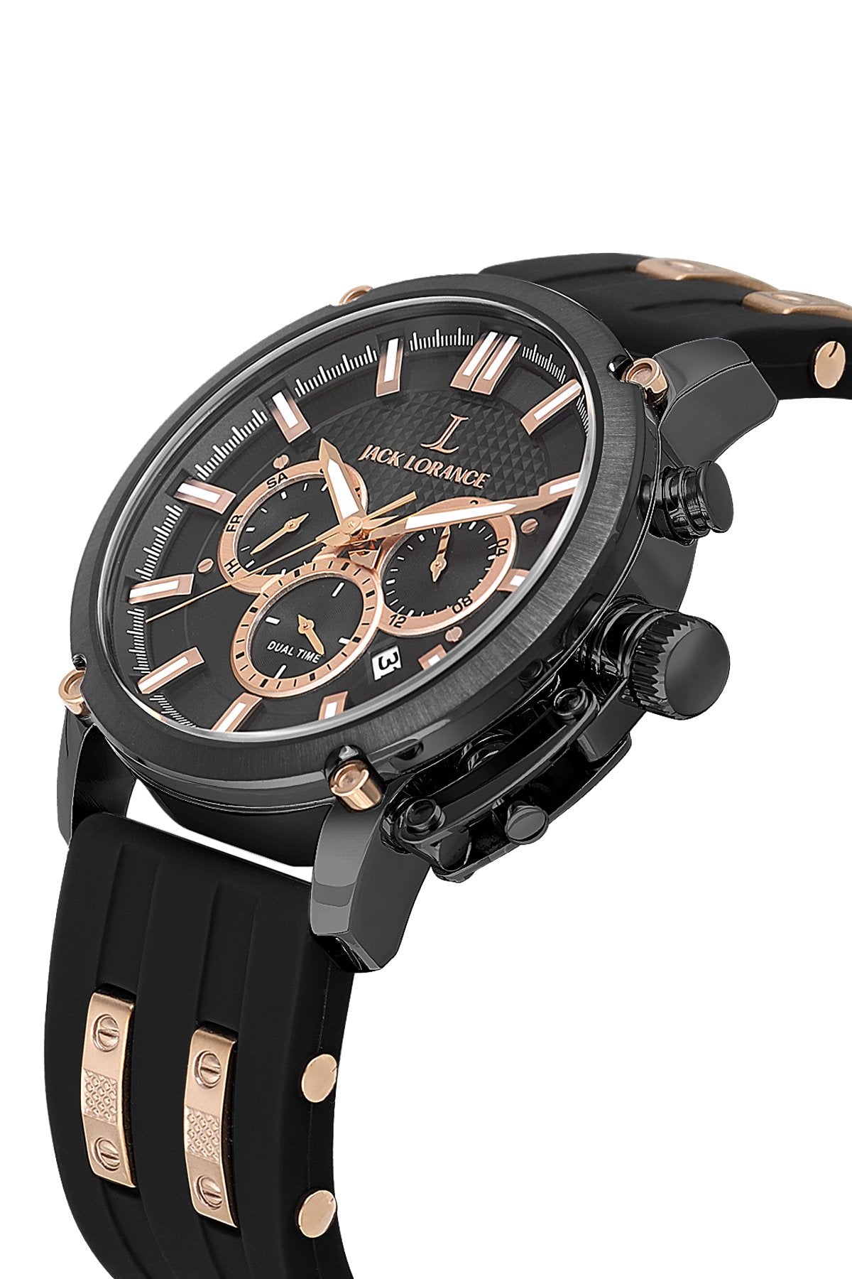 JLS0405802  Siyah & Rose  Çelik Erkek Kol Saati