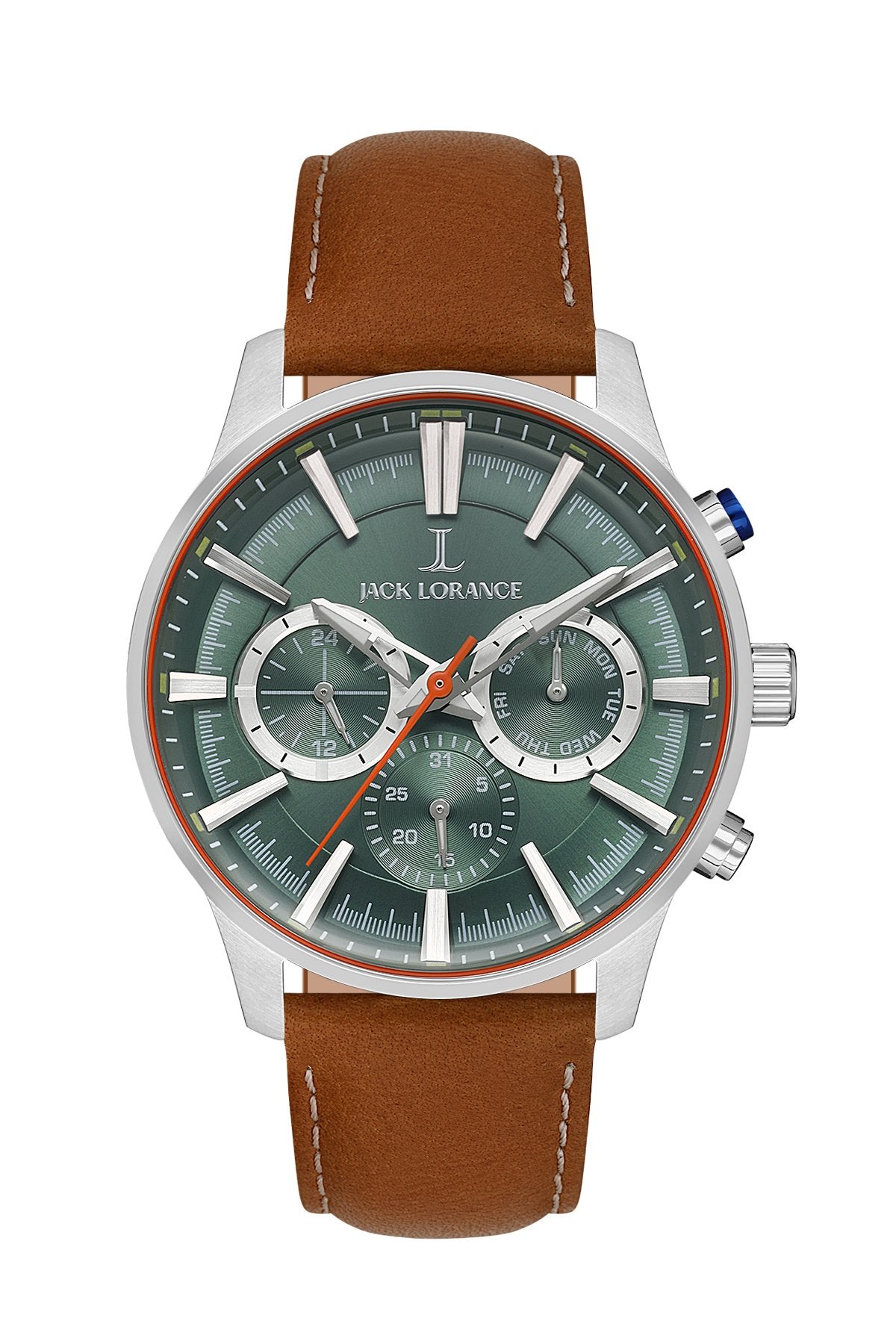 JLS0405902  Yeşil & Kahverengi  Çelik Erkek Kol Saati