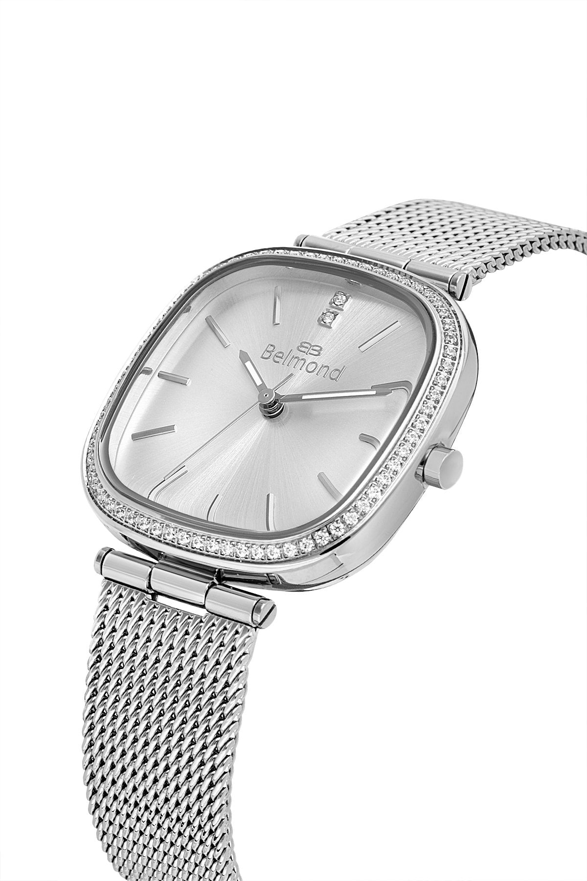 SRL1154.330 Gümüş & Beyaz Çelik Kordon Kadın Kol Saati