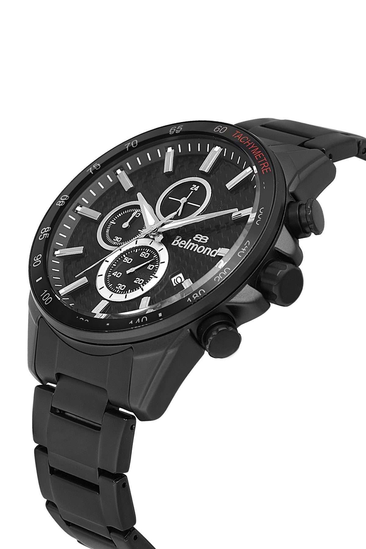 KNG1123.650 Siyah Çelik Kordon Erkek Kol Saati