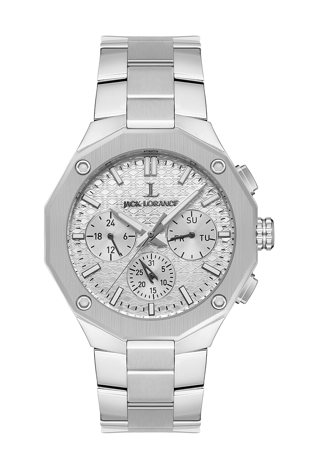 JLS0409804  Beyaz & Gümüş  Çelik Erkek Kol Saati