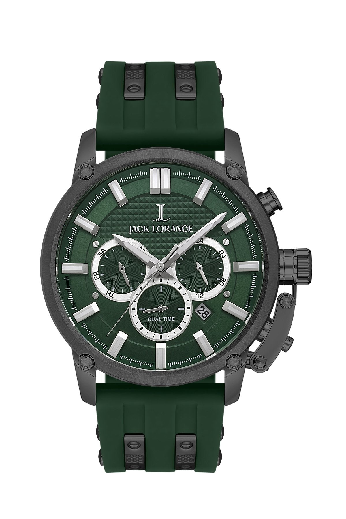 JLS0405804  Yeşil & Metalik  Çelik Erkek Kol Saati