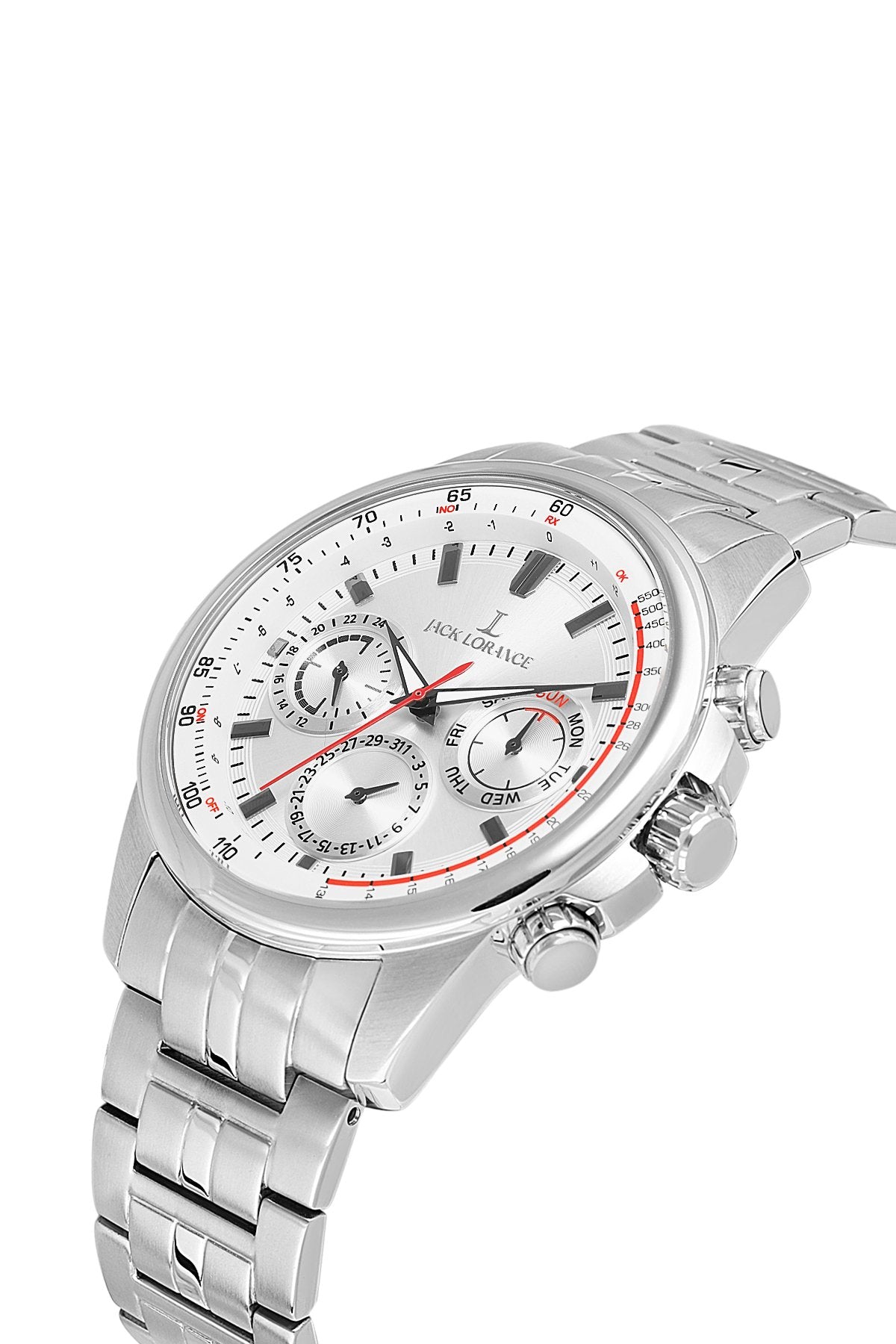JCKJLS11911M.05 Beyaz & Gümüş Çelik Erkek Kol Saati