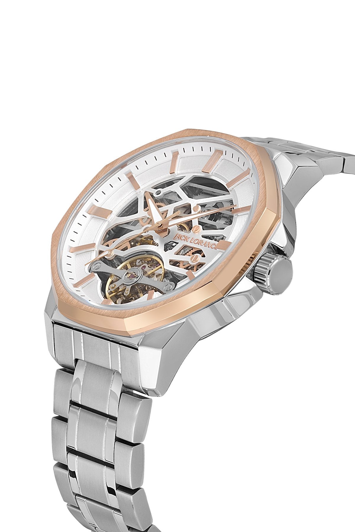 S0351501  Gümüş & Rose Otomatik Çelik Erkek Kol Saati