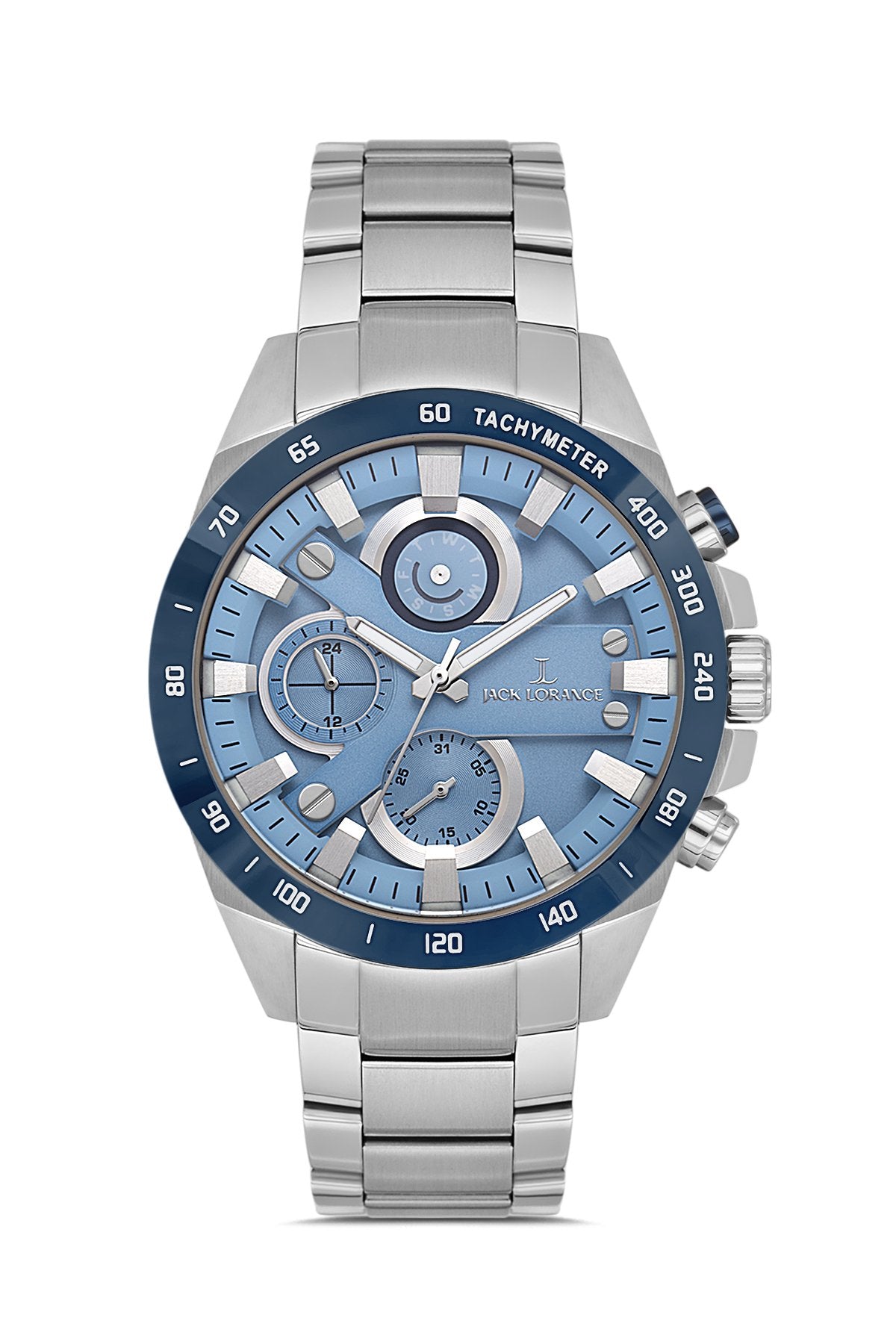 JCKJLS11712M.02 Mavi & Gümüş Çelik Erkek Kol Saati