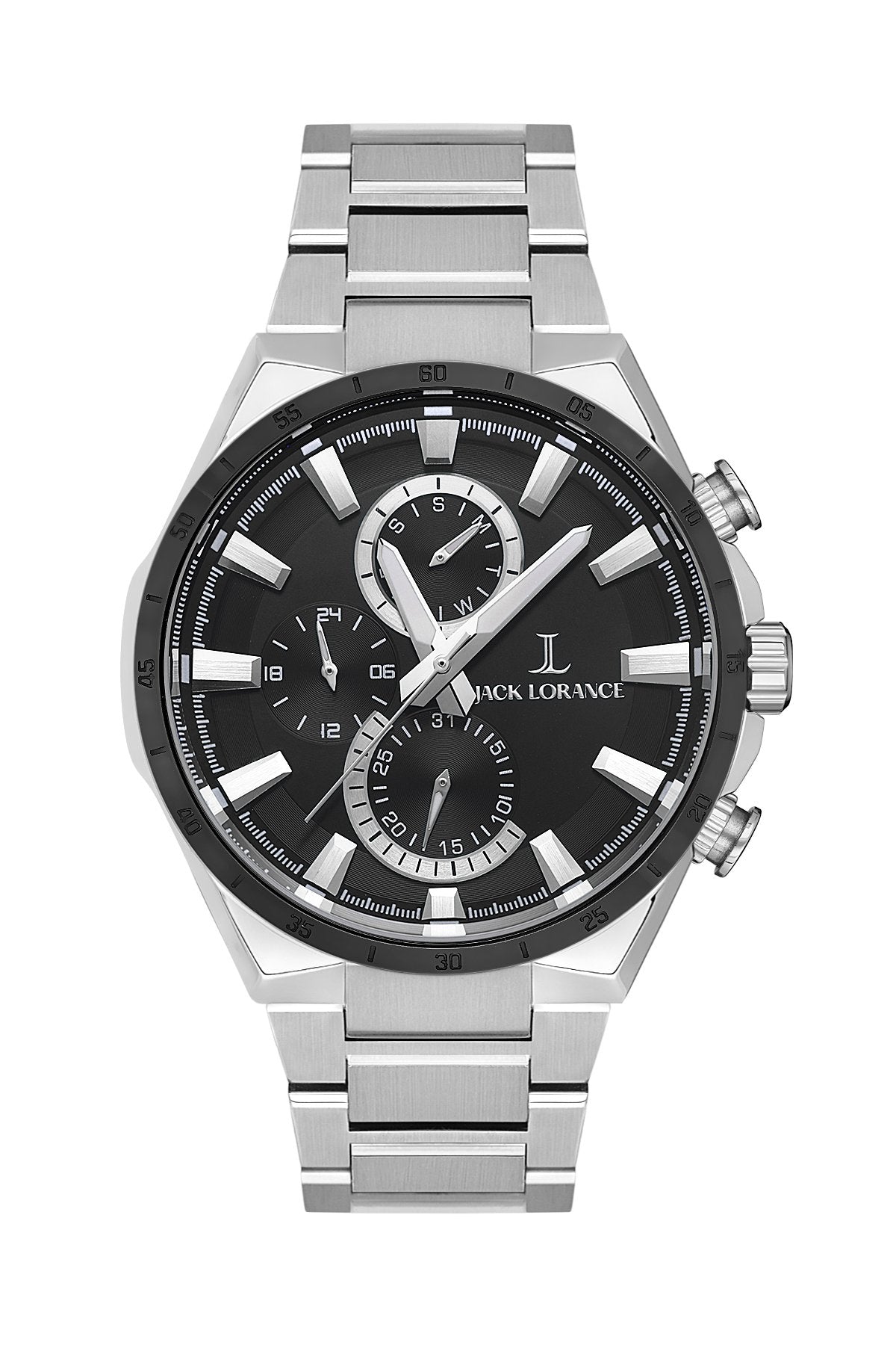 JLS0314101  Siyah & Gümüş  Çelik Erkek Kol Saati