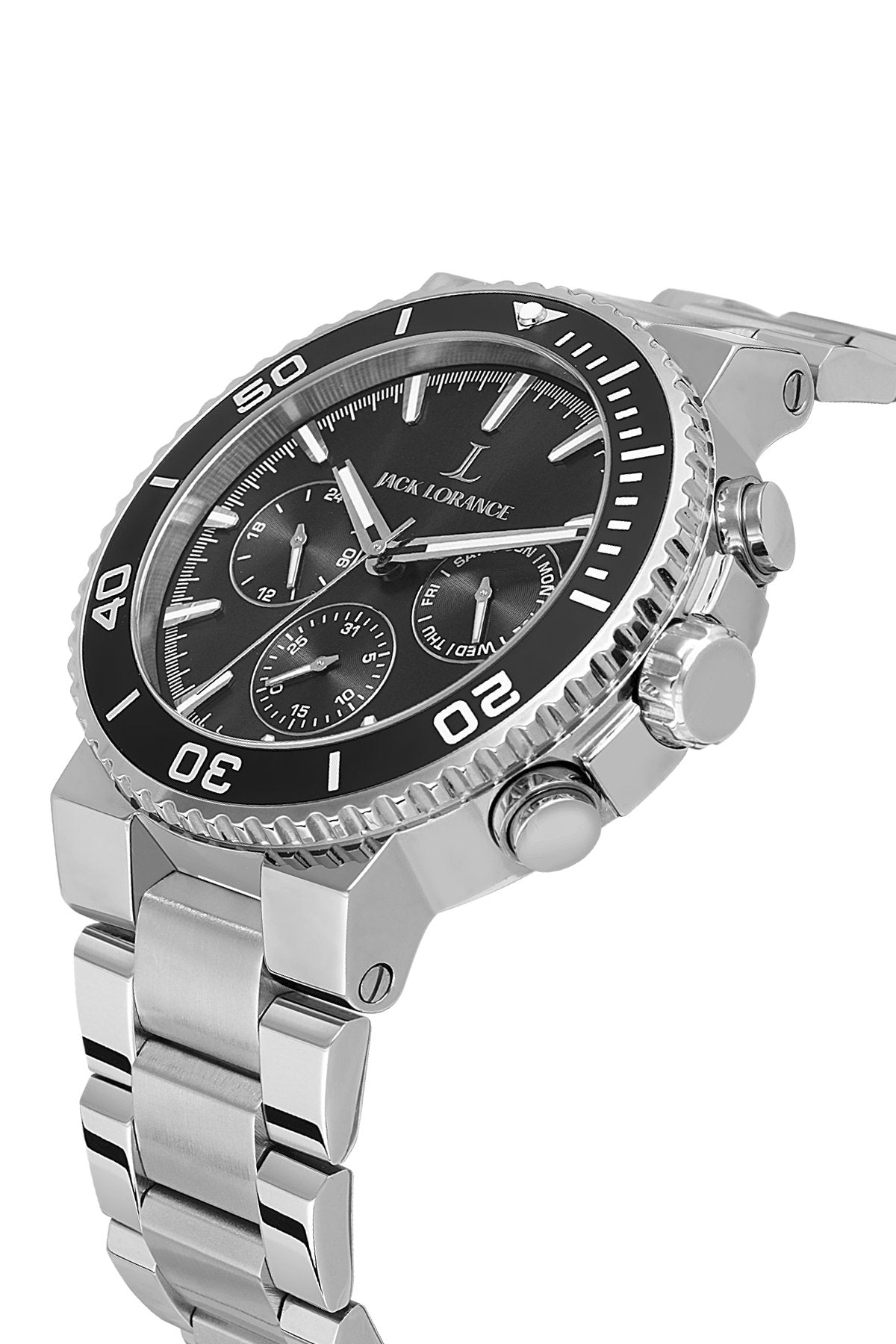JLS0406204  Siyah & Gümüş  Çelik Erkek Kol Saati