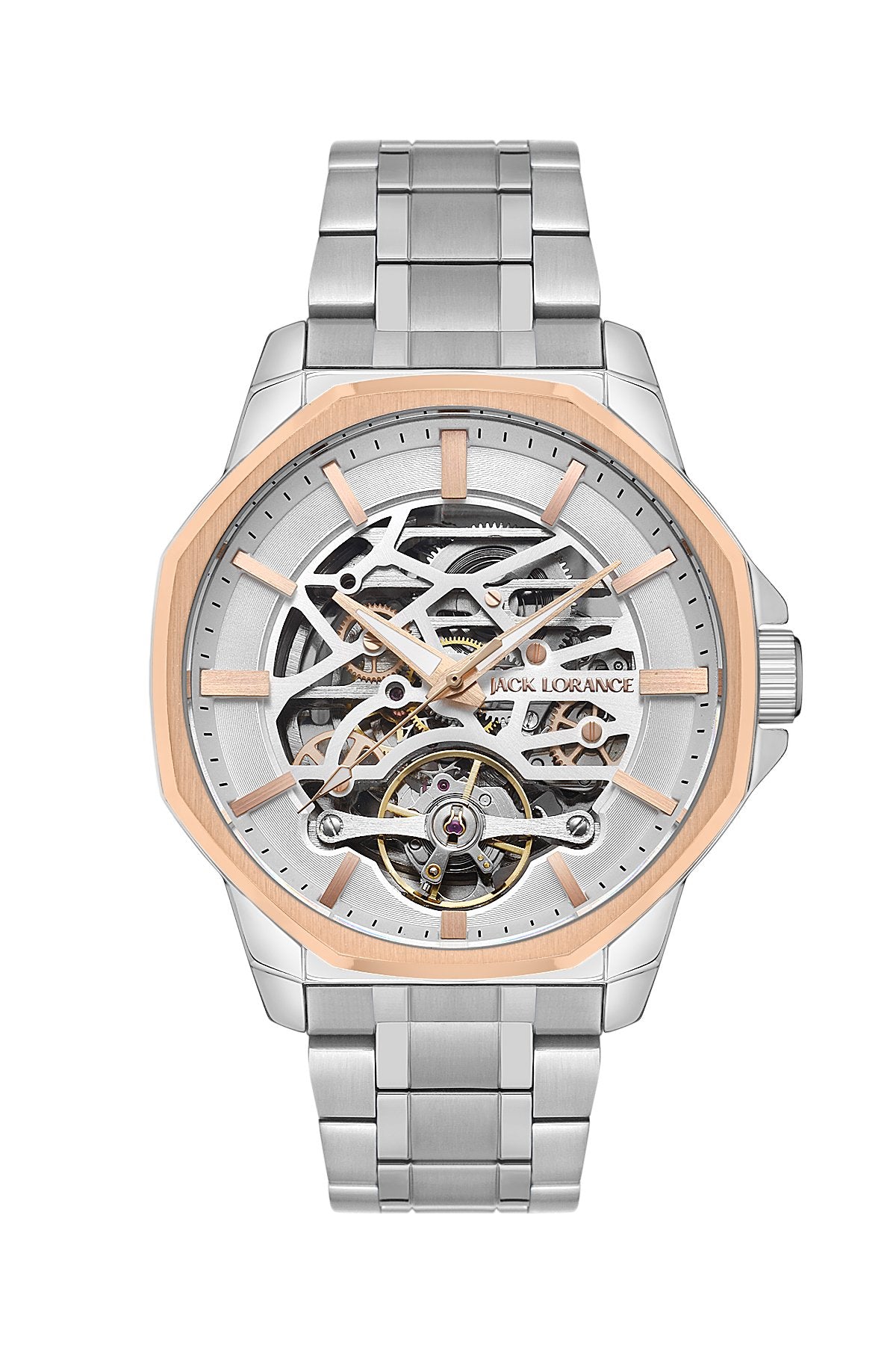 S0351501  Gümüş & Rose Otomatik Çelik Erkek Kol Saati