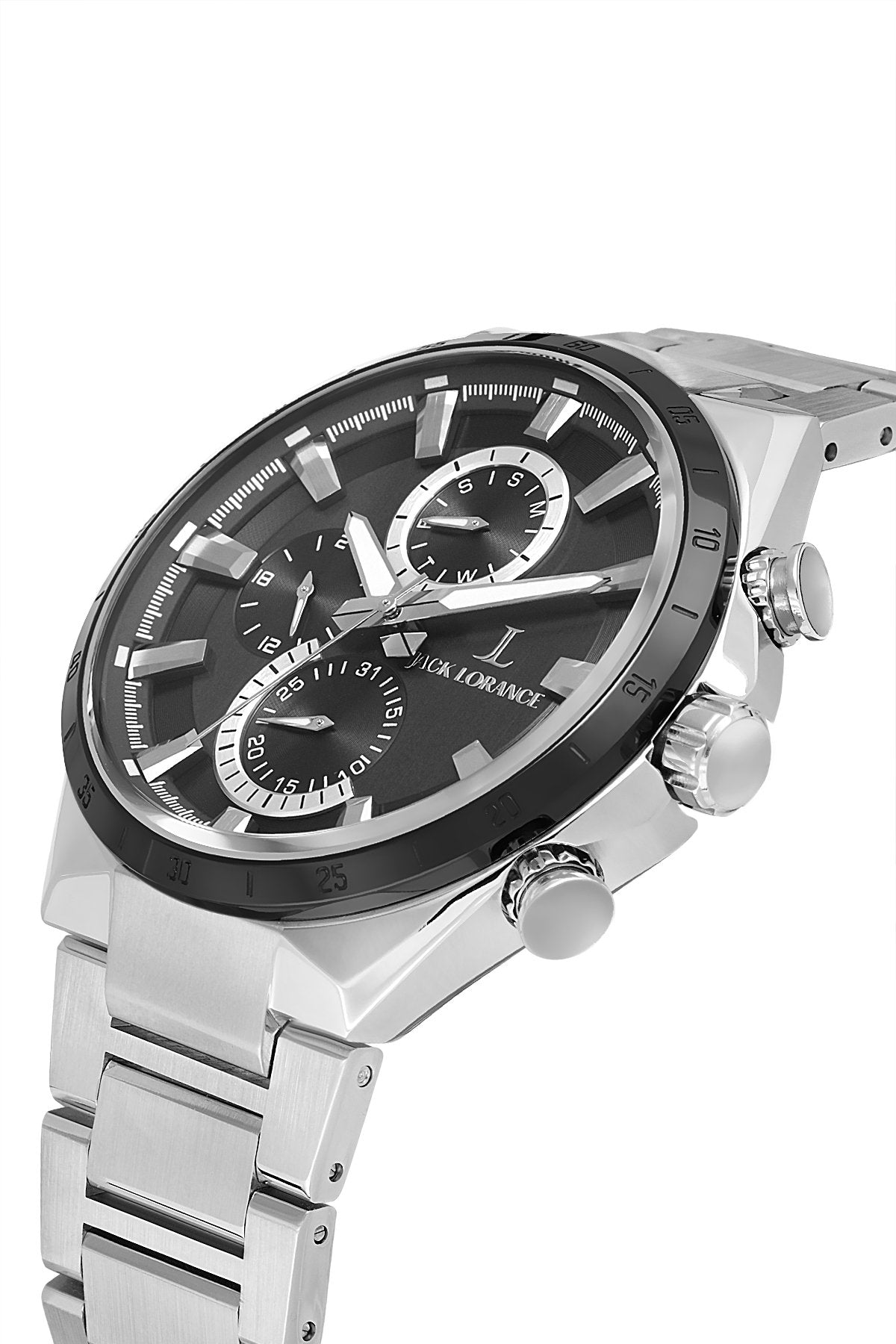 JLS0314101  Siyah & Gümüş  Çelik Erkek Kol Saati