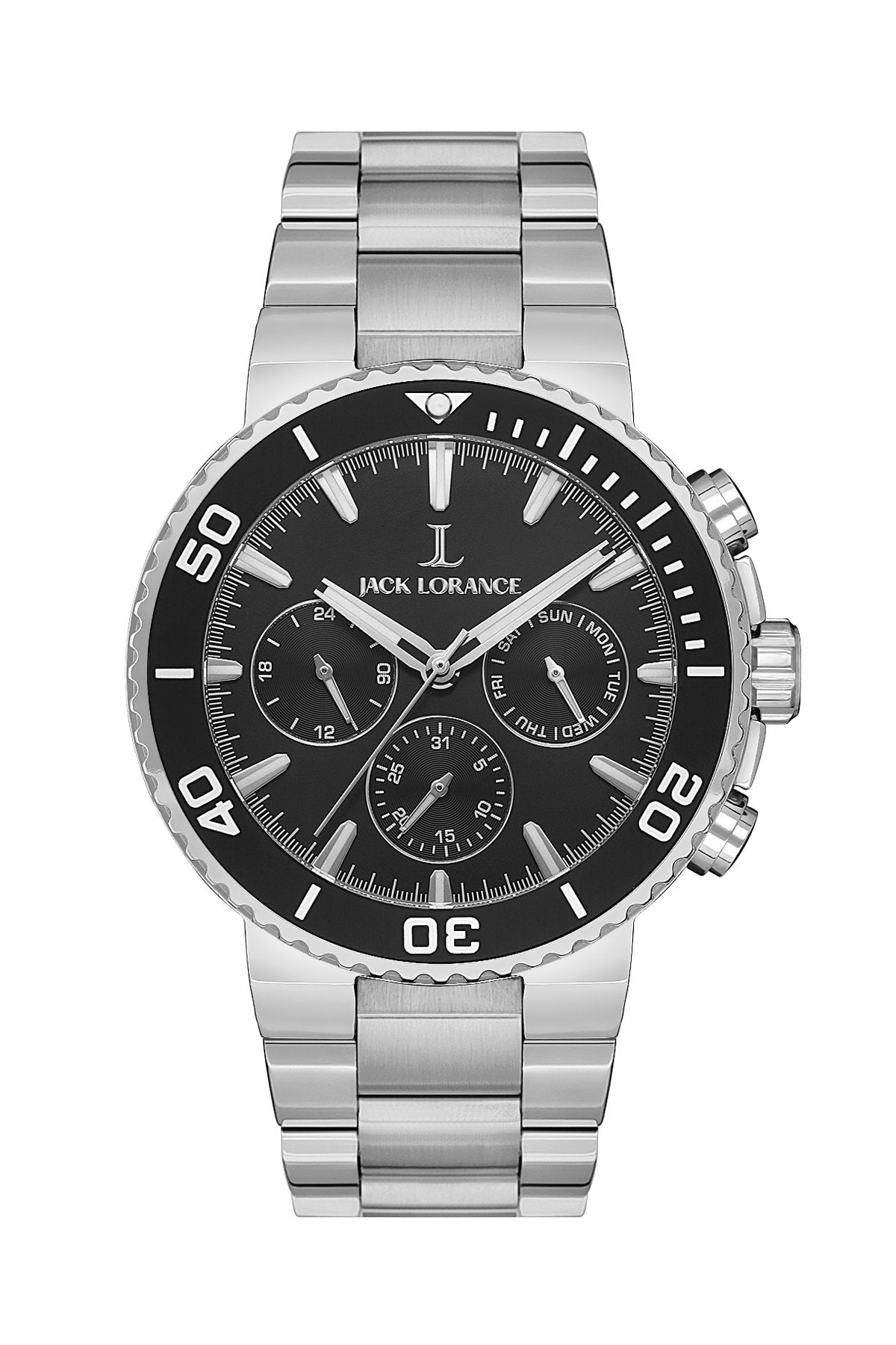 JLS0406204  Siyah & Gümüş  Çelik Erkek Kol Saati