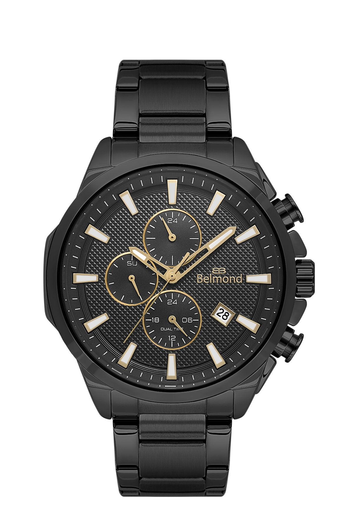 KNG1139.060 Siyah Çelik Kordon Erkek Kol Saati