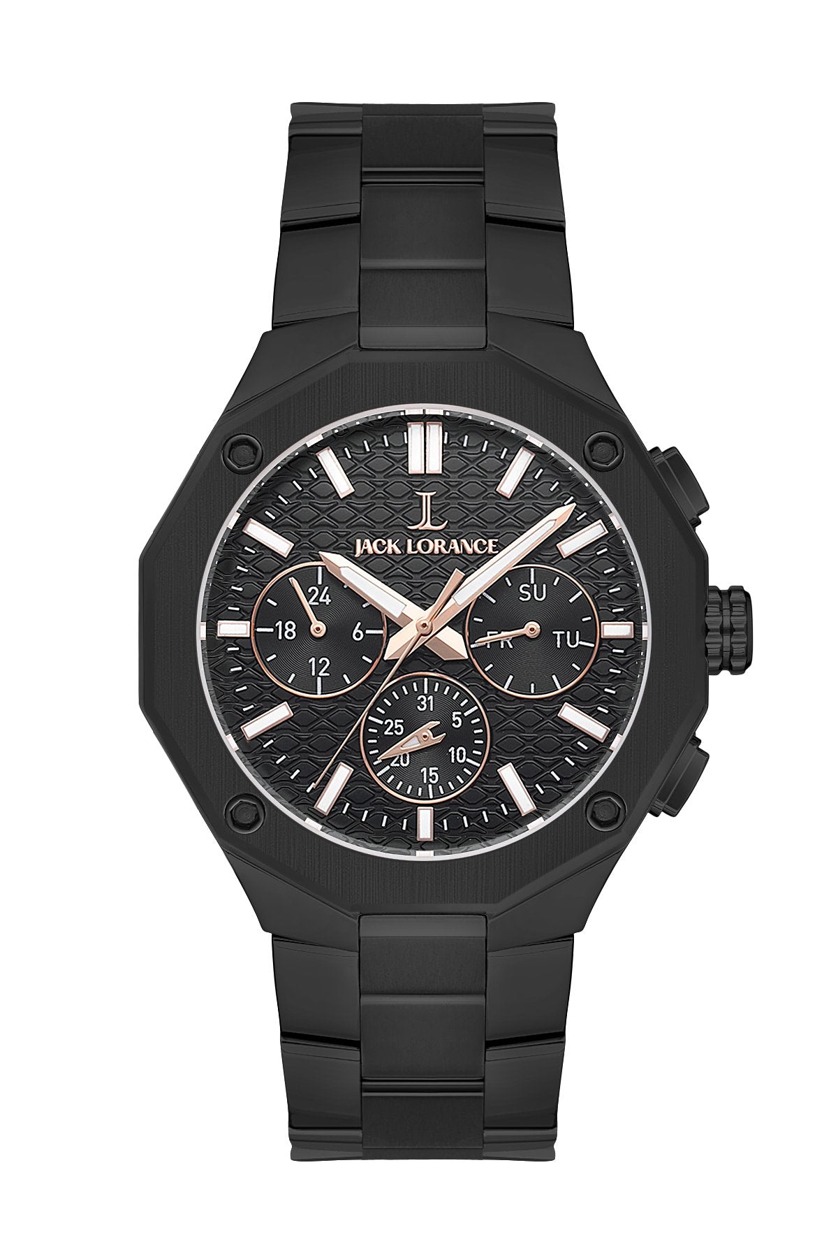 JLS0409805  Siyah & ose  Çelik Erkek Kol Saati