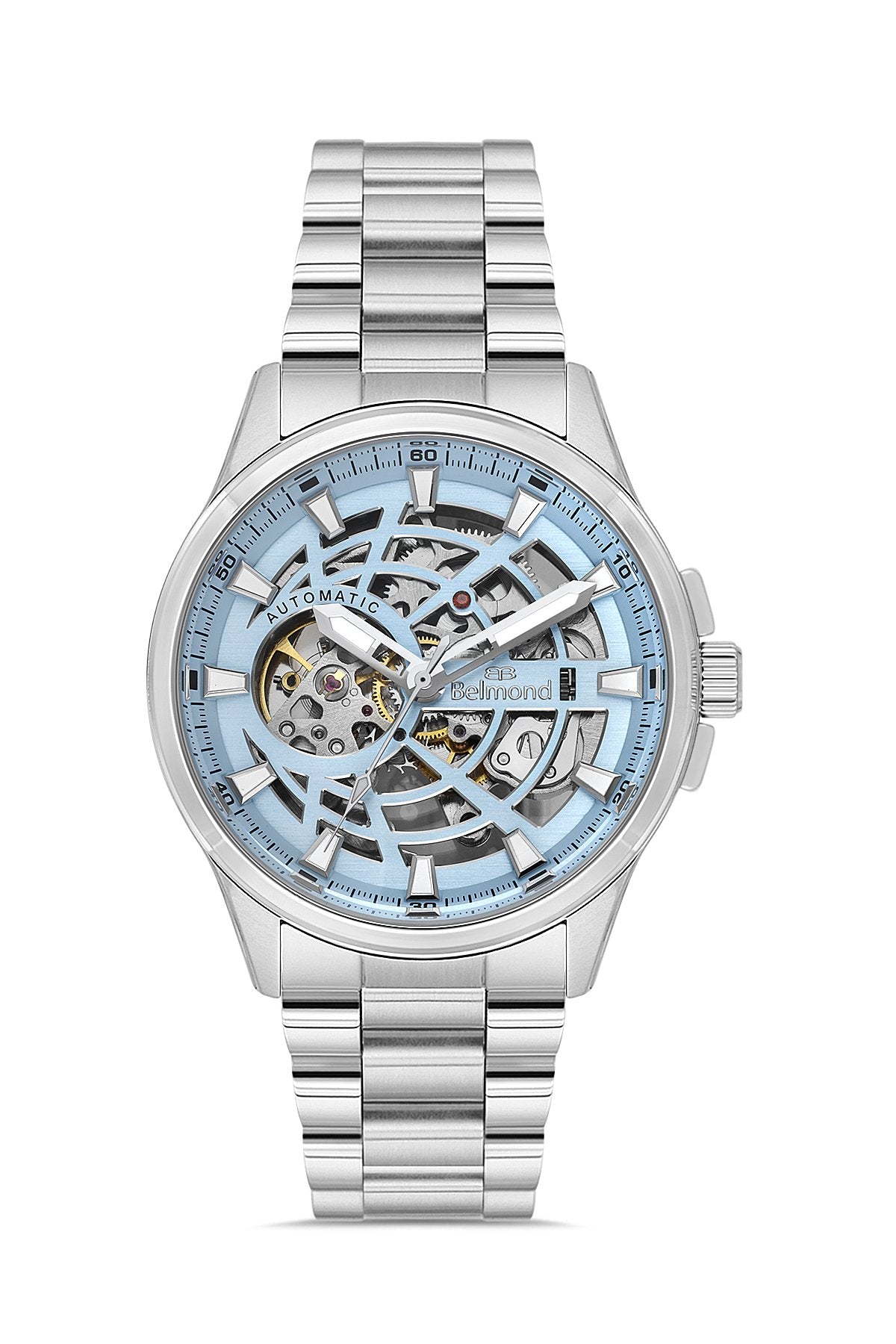 KNG1153.300 Mavi & Gümüş Çelik Kordon Otomatik Erkek Kol Saati