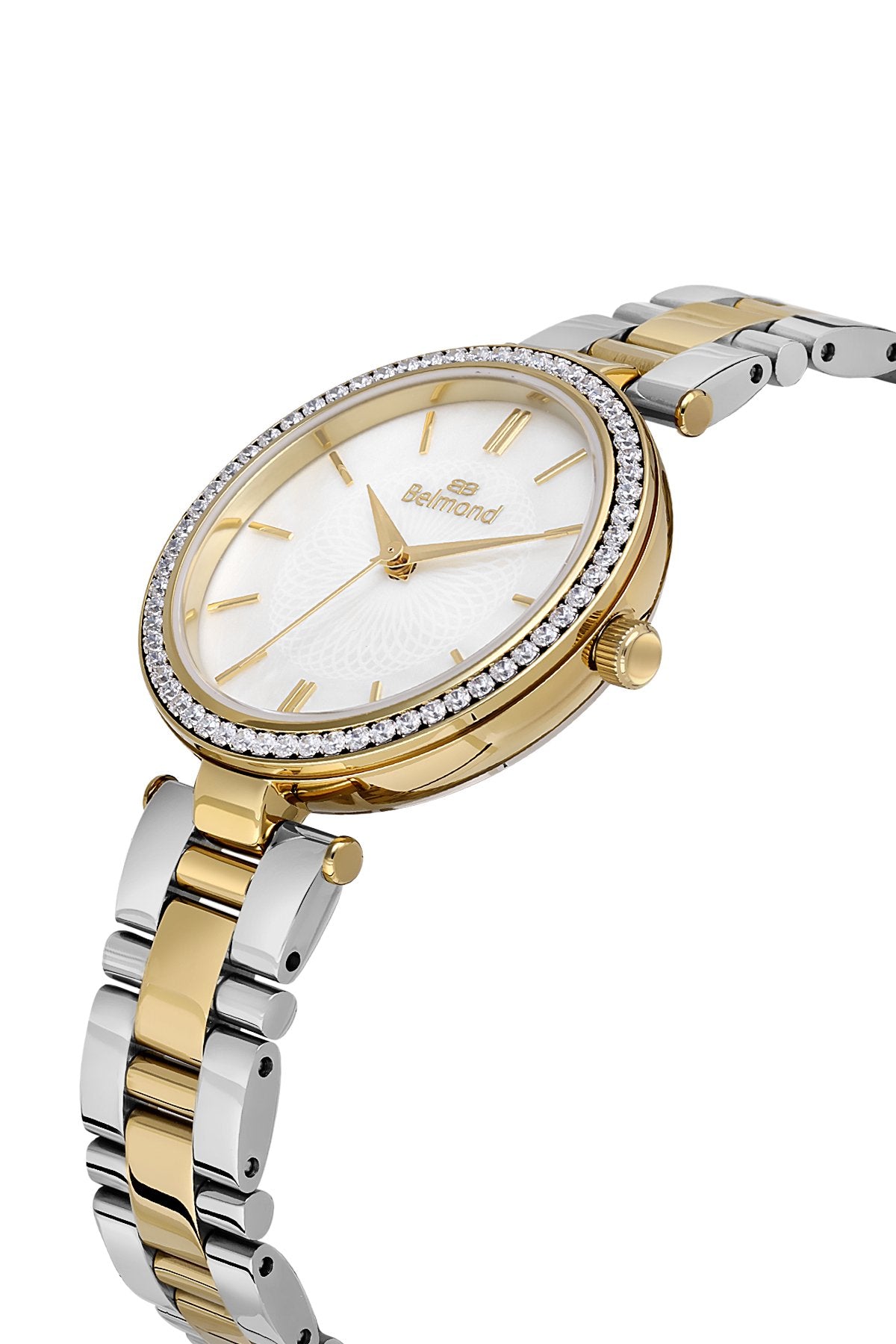 SRL1114.220 Altın & Gümüş Çelik Kordon Kadın Kol Saati