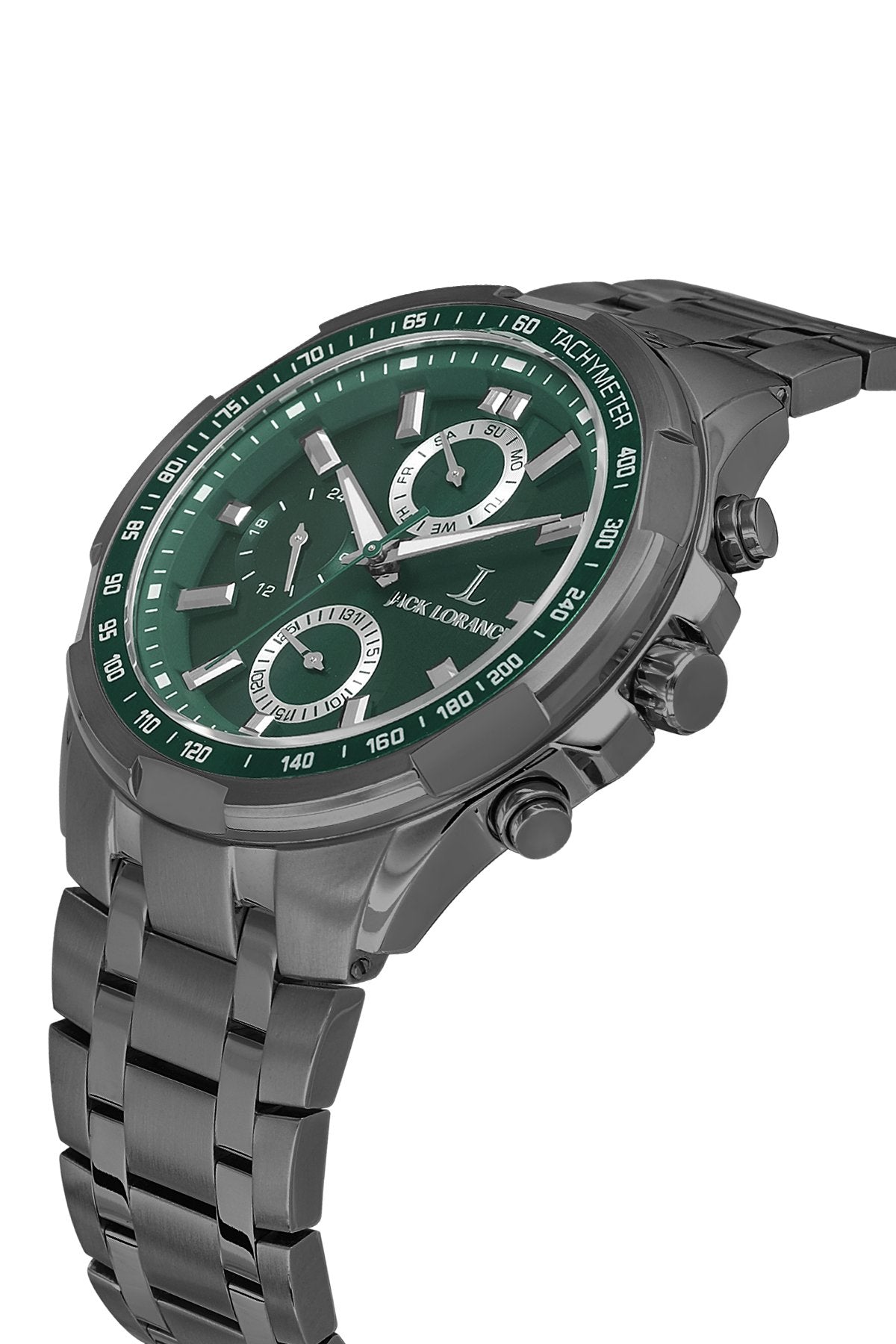 JLS0234104  Yeşil & Metalik  Çelik Erkek Kol Saati