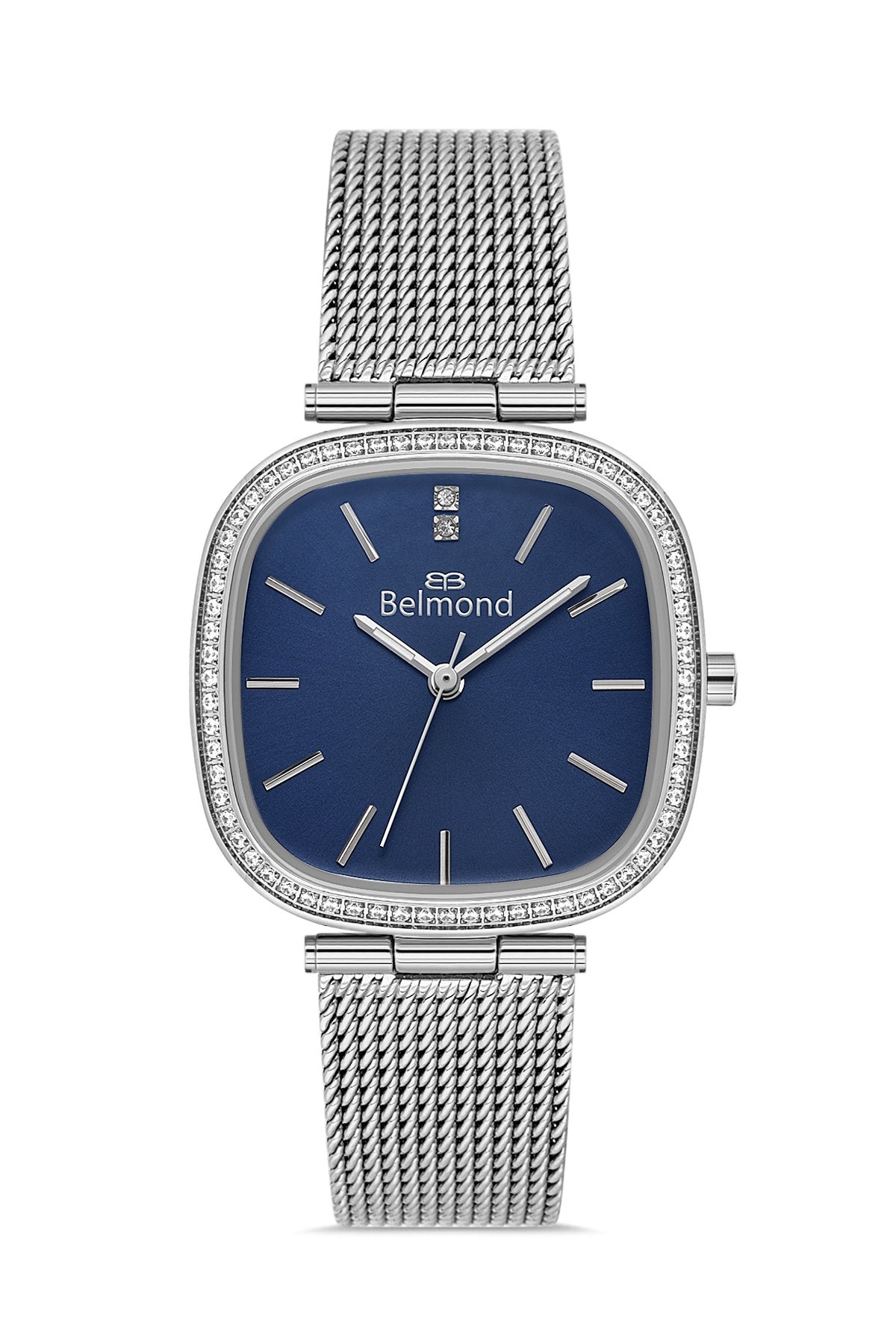 SRL1154.390 Gümüş & Lacivert Çelik Kordon Kadın Kol Saati