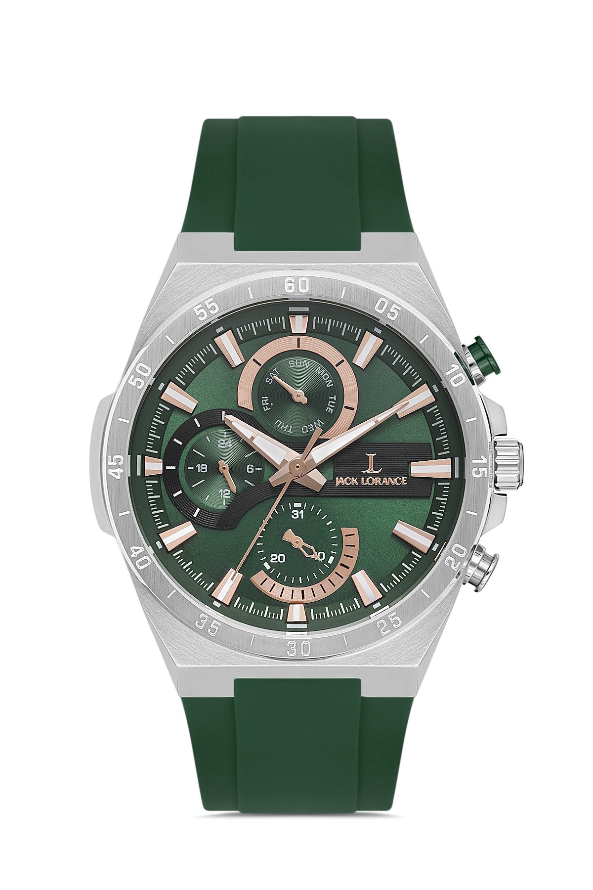 JLS04239S.03 Yeşil & Gümüş Çelik Erkek Kol Saati