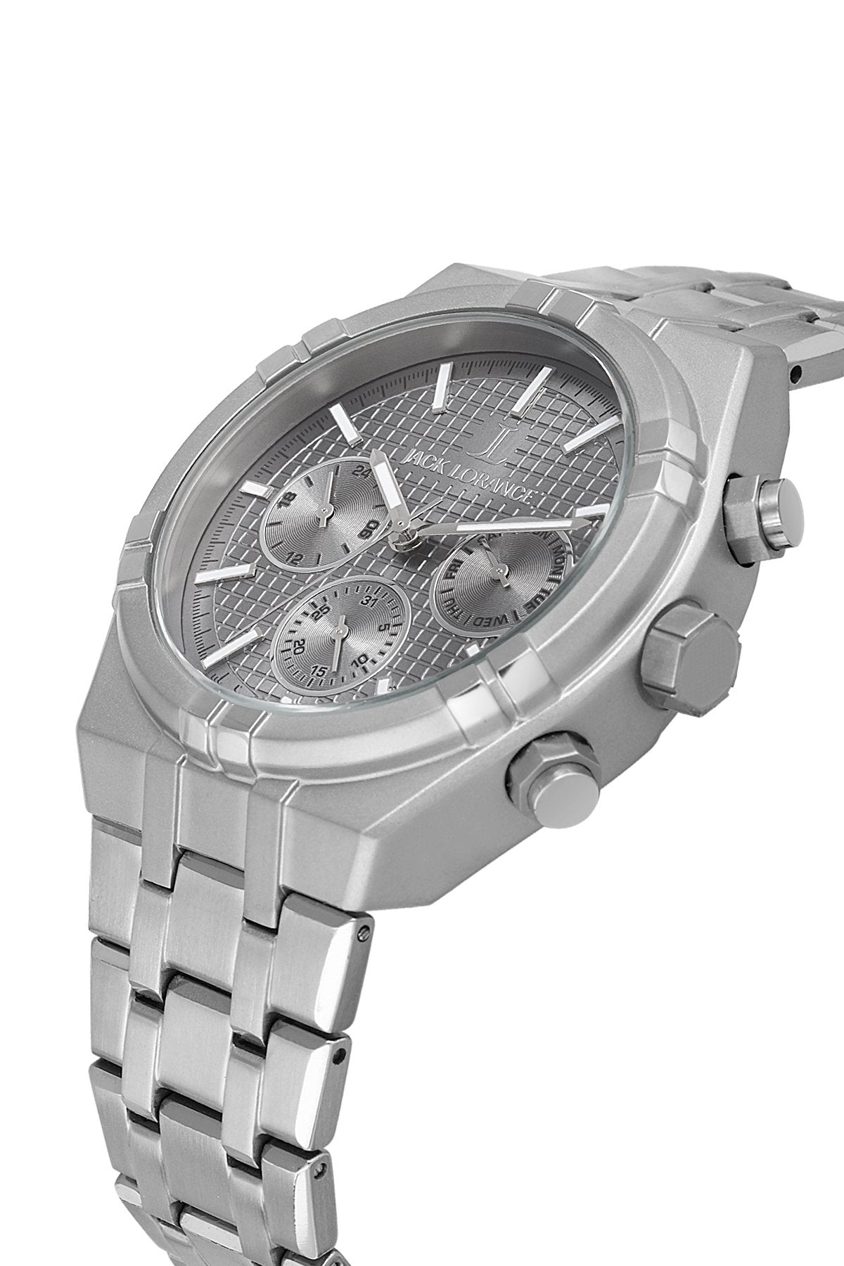 JL.G1155205 Gri & Gümüş Titanyum  Erkek Kol Saati