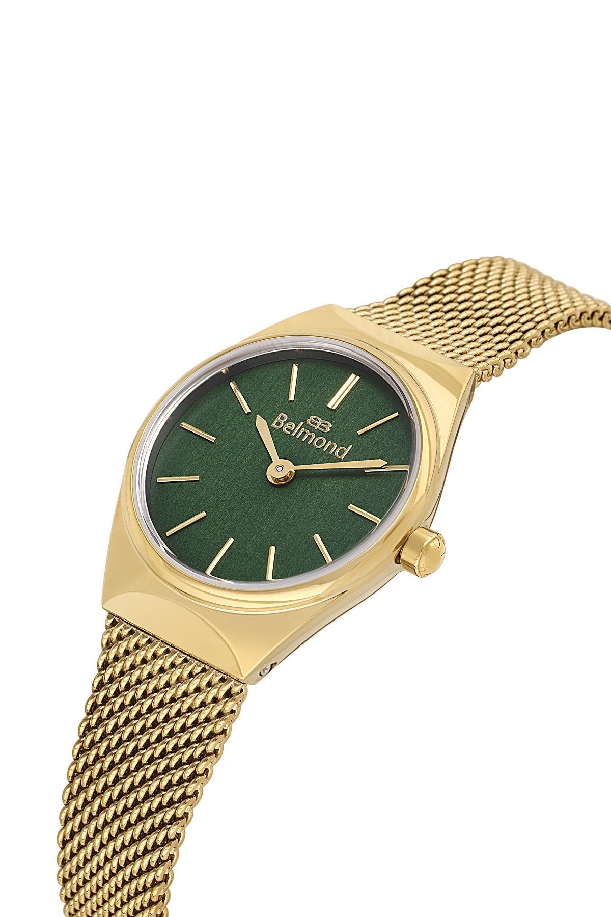 SRL1159.170 Yeşil & Altın Çelik Kordon Kadın Kol Saati