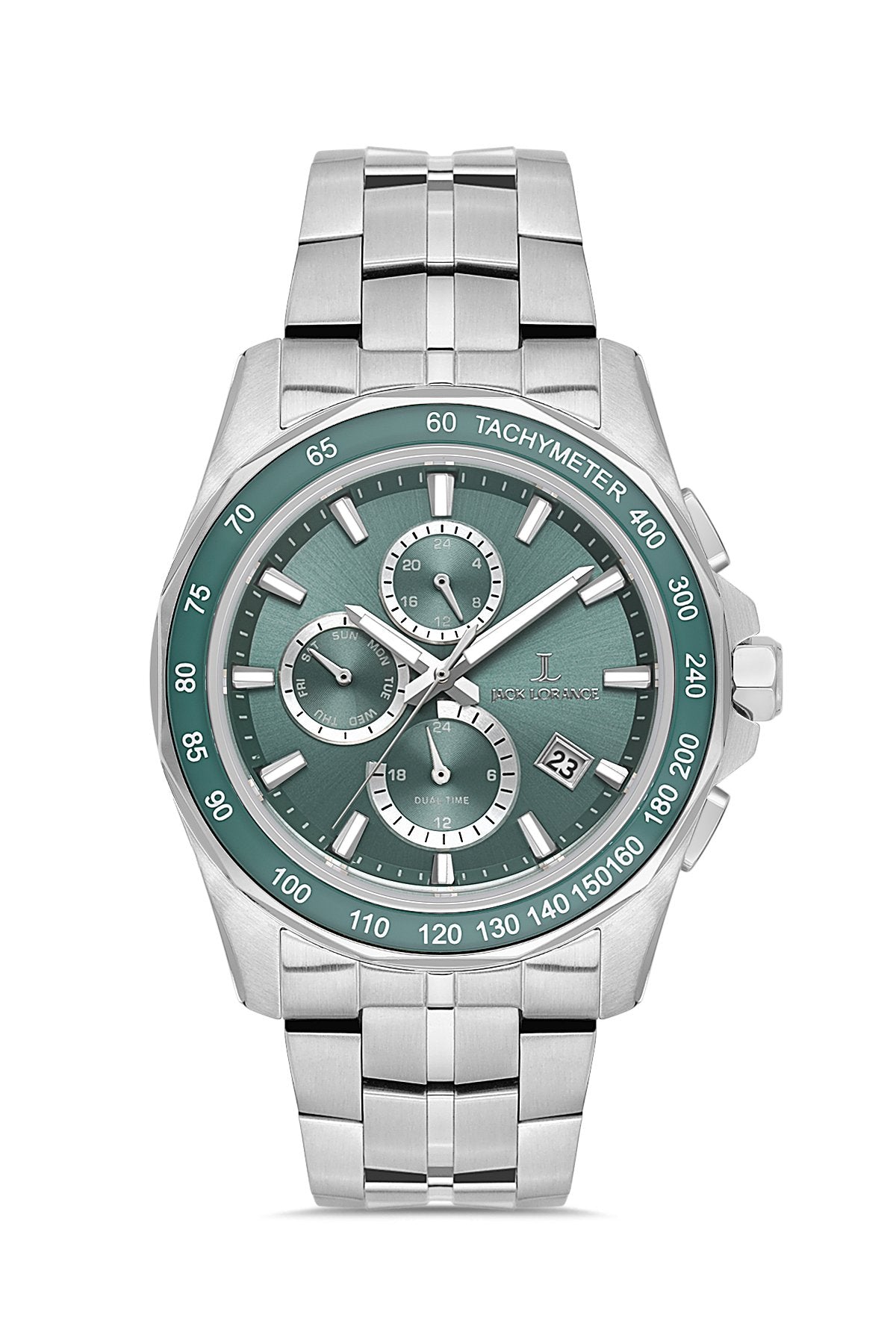 JLS04269M.03 Yeşil & Gümüş Çelik Erkek Kol Saati