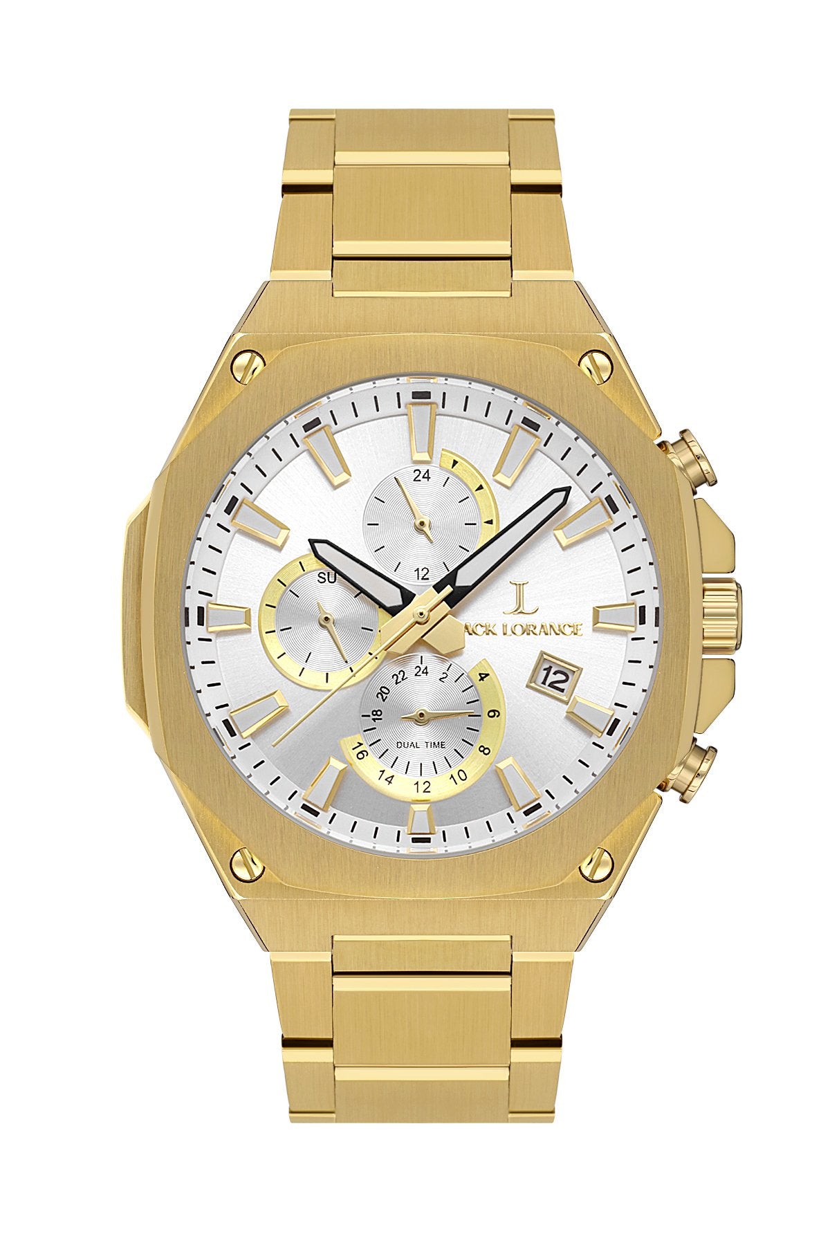 JLS0405705  Gümüş & Altın  Çelik Erkek Kol Saati