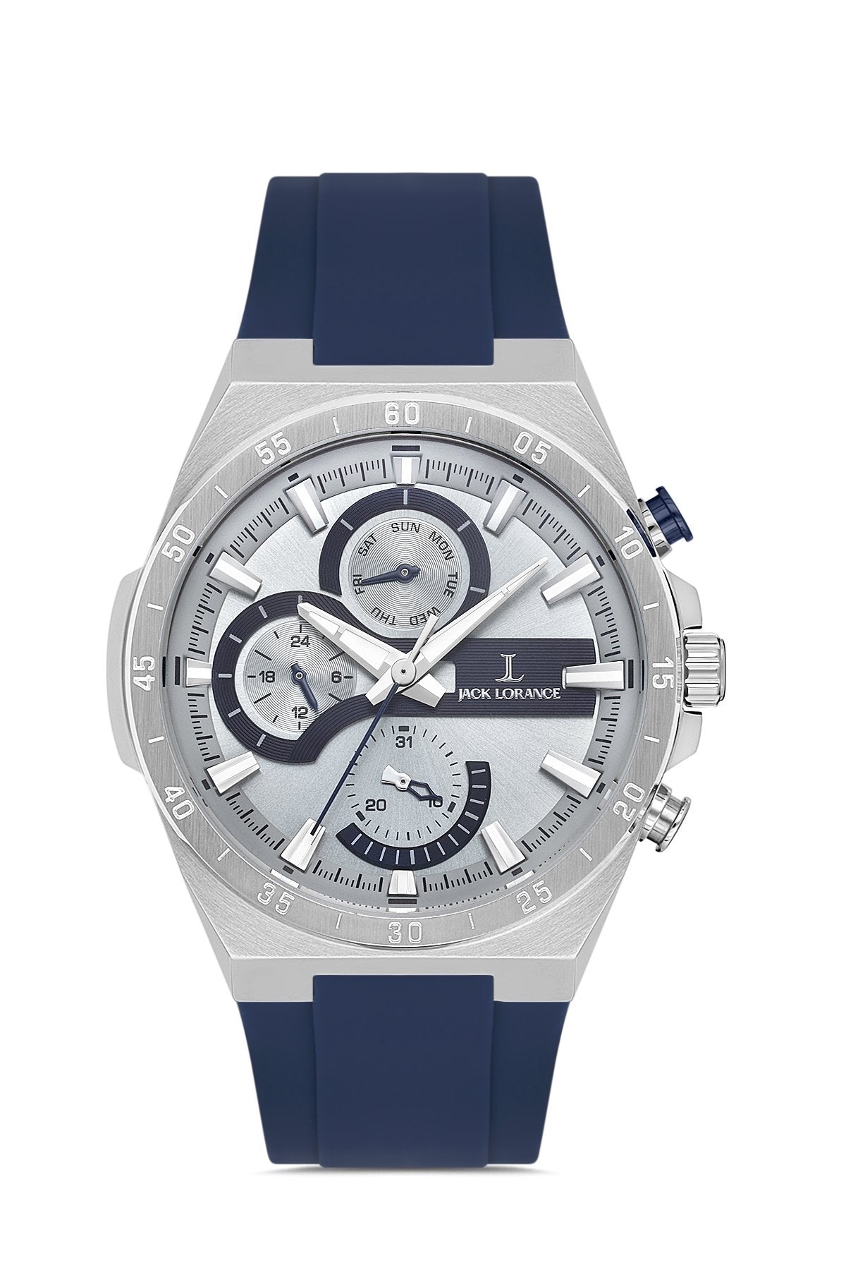 JLS04239S.05 Metalik & Lacivert Çelik Erkek Kol Saati