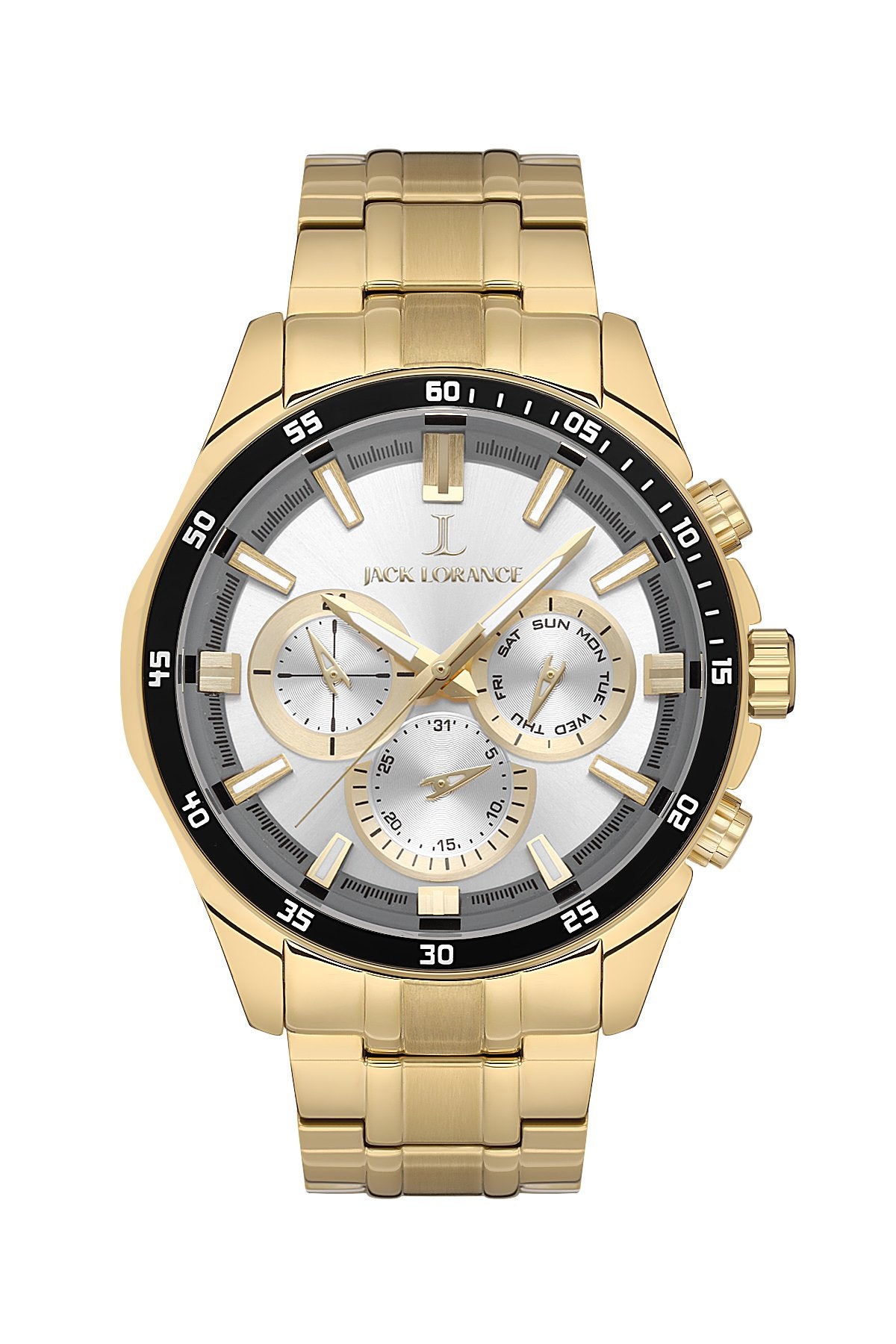 JLB0199105  Gümüş & Altın  Çelik Kordon Erkek Kol Saati