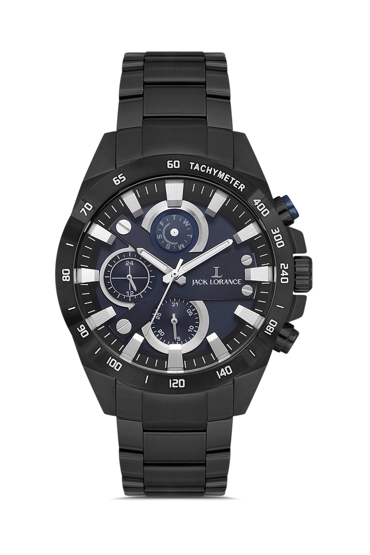 JCKJLS11712M.04 Lacivert & Siyah Çelik Erkek Kol Saati