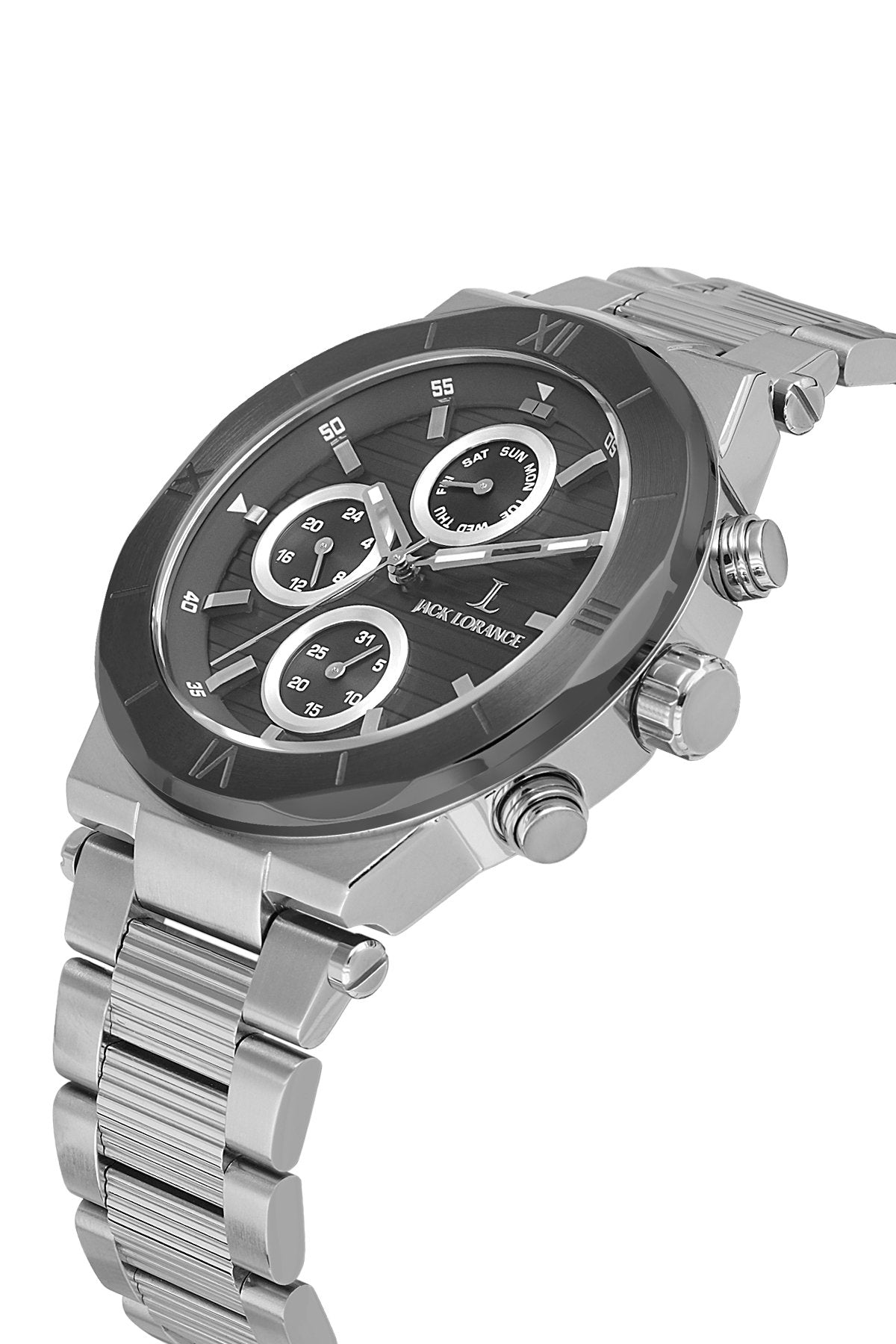 JLS0332201  Siyah & Gümüş  Çelik Erkek Kol Saati