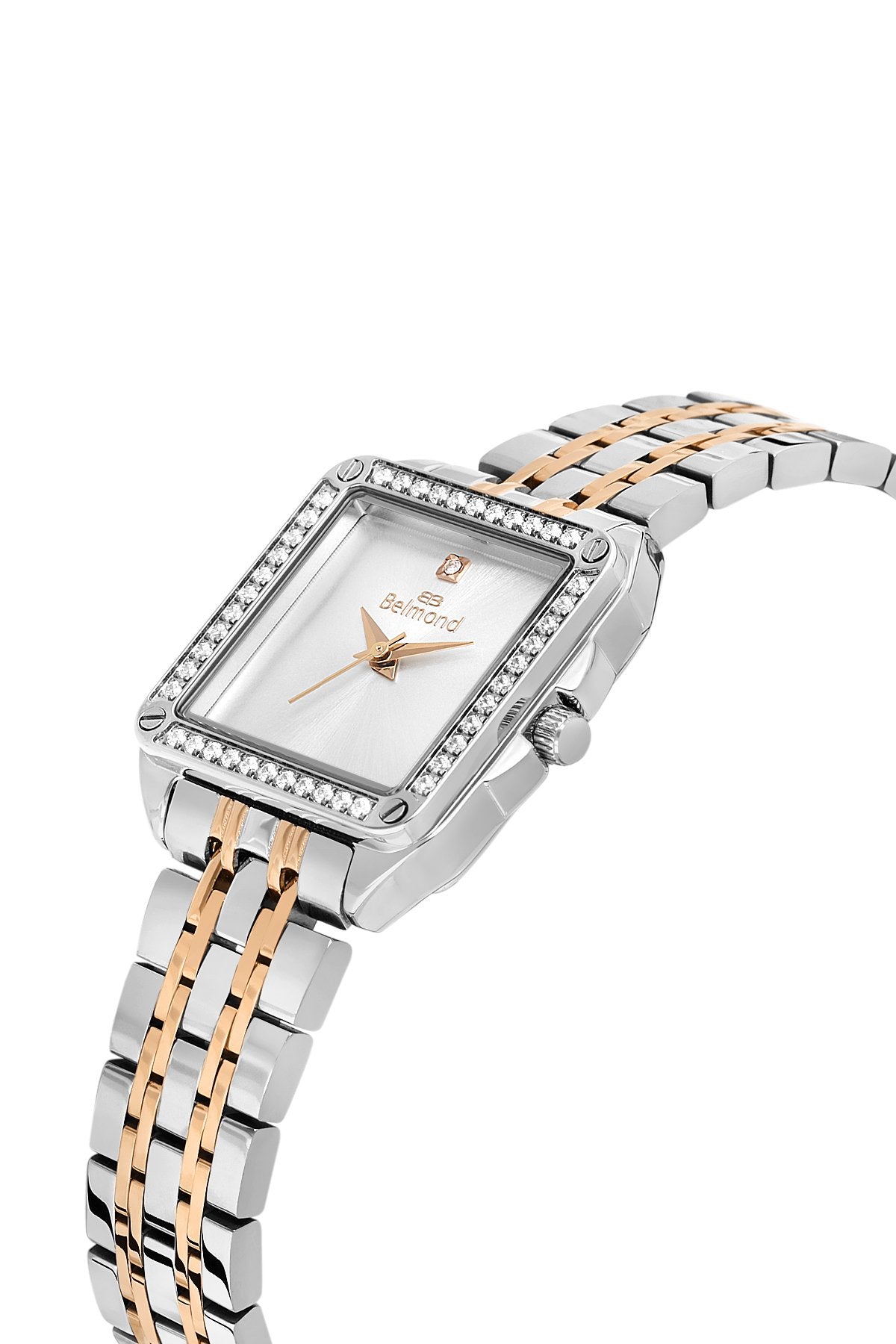 SRL1156.530 Rose & Beyaz Çelik Kordon Kadın Kol Saati