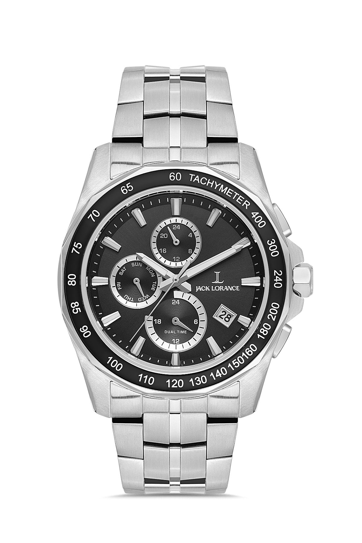 JLS04269M.02 Siyah & Gümüş Çelik Erkek Kol Saati