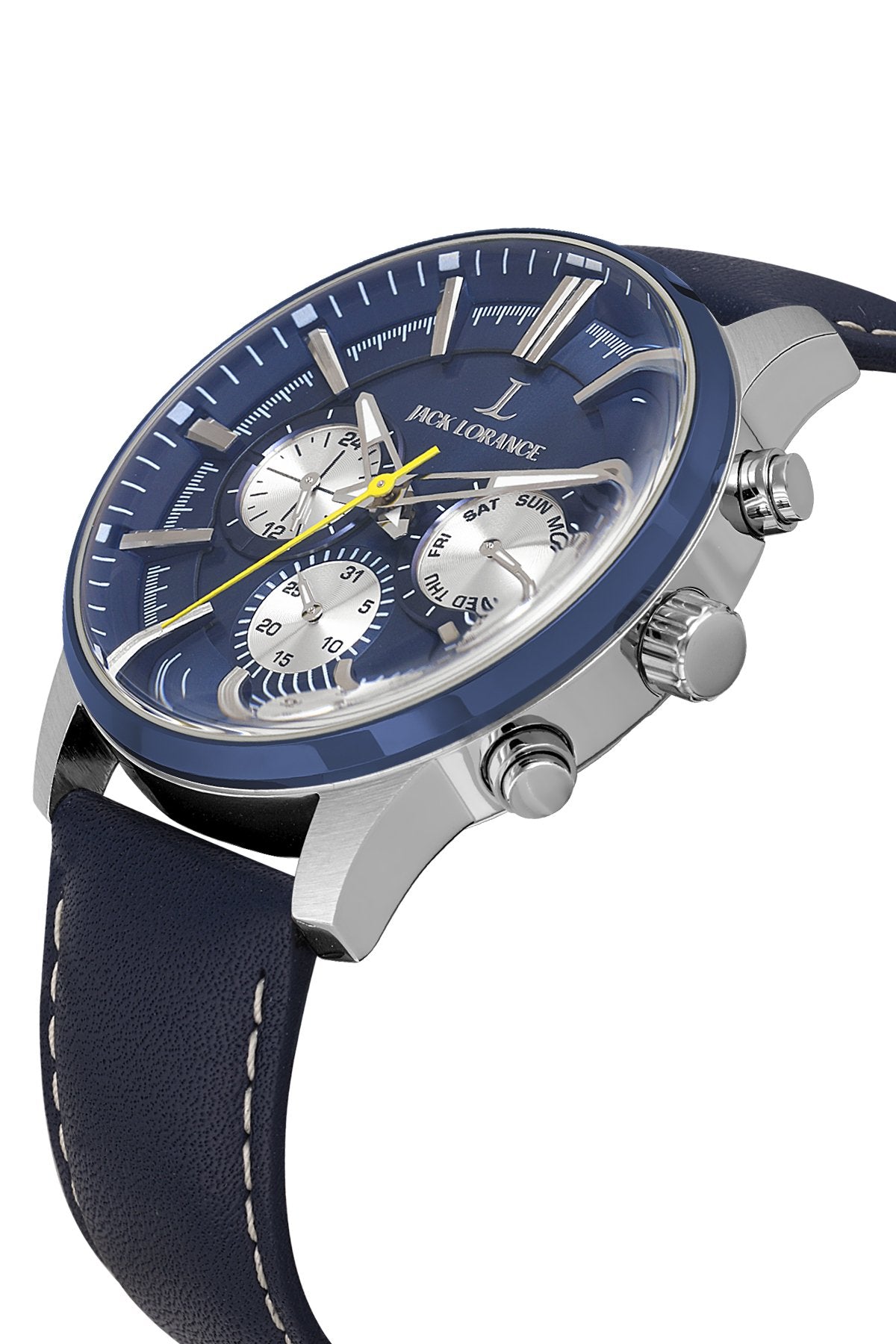 JLS0405905  Lacivert & Gümüş  Çelik Erkek Kol Saati