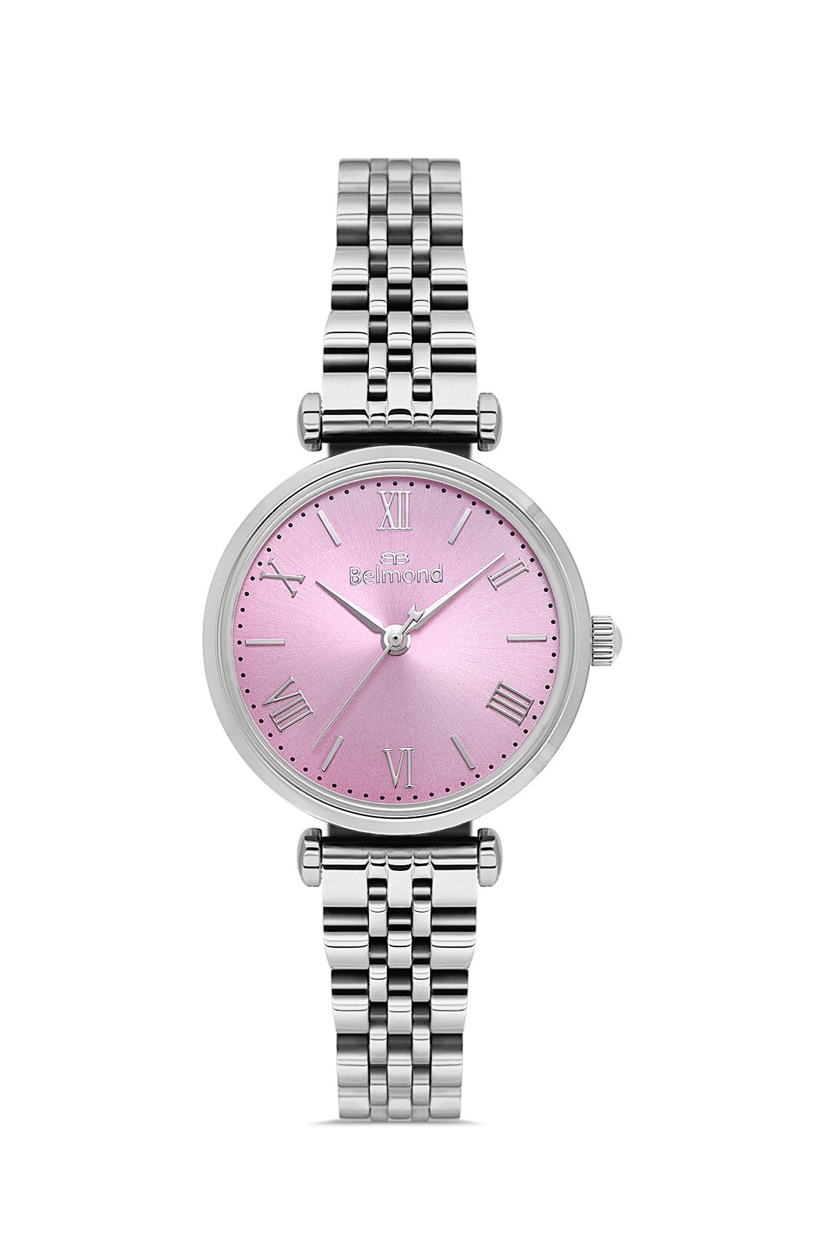 SRL1155.380 Pembe & Gümüş Çelik Kordon Kadın Kol Saat