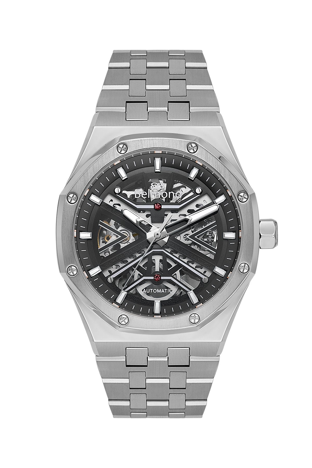 Kng1146.350 Gümüş & Gri Çelik Kordon Erkek Kol Saati