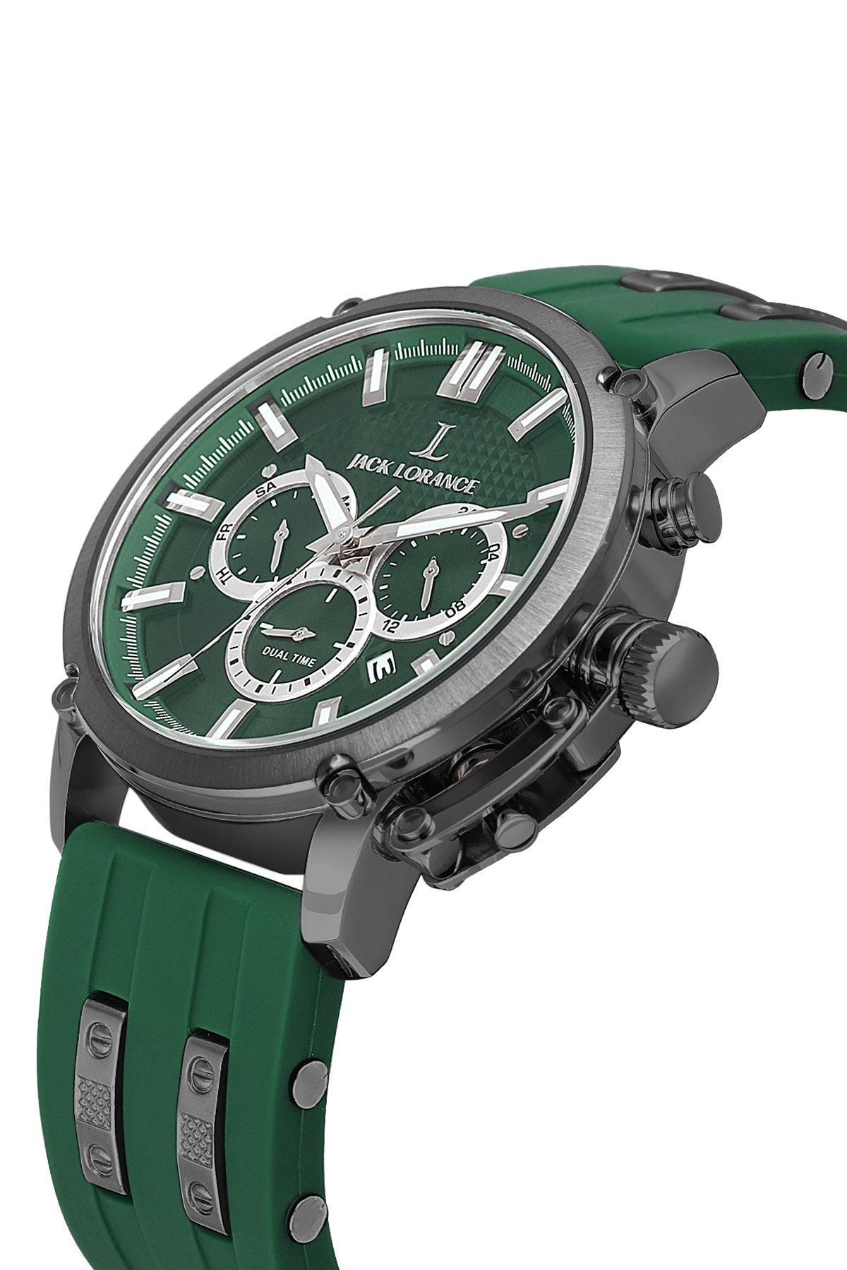 JLS0405804  Yeşil & Metalik  Çelik Erkek Kol Saati