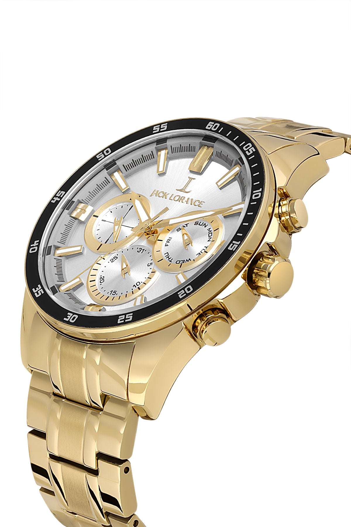 JLB0199105  Gümüş & Altın  Çelik Kordon Erkek Kol Saati