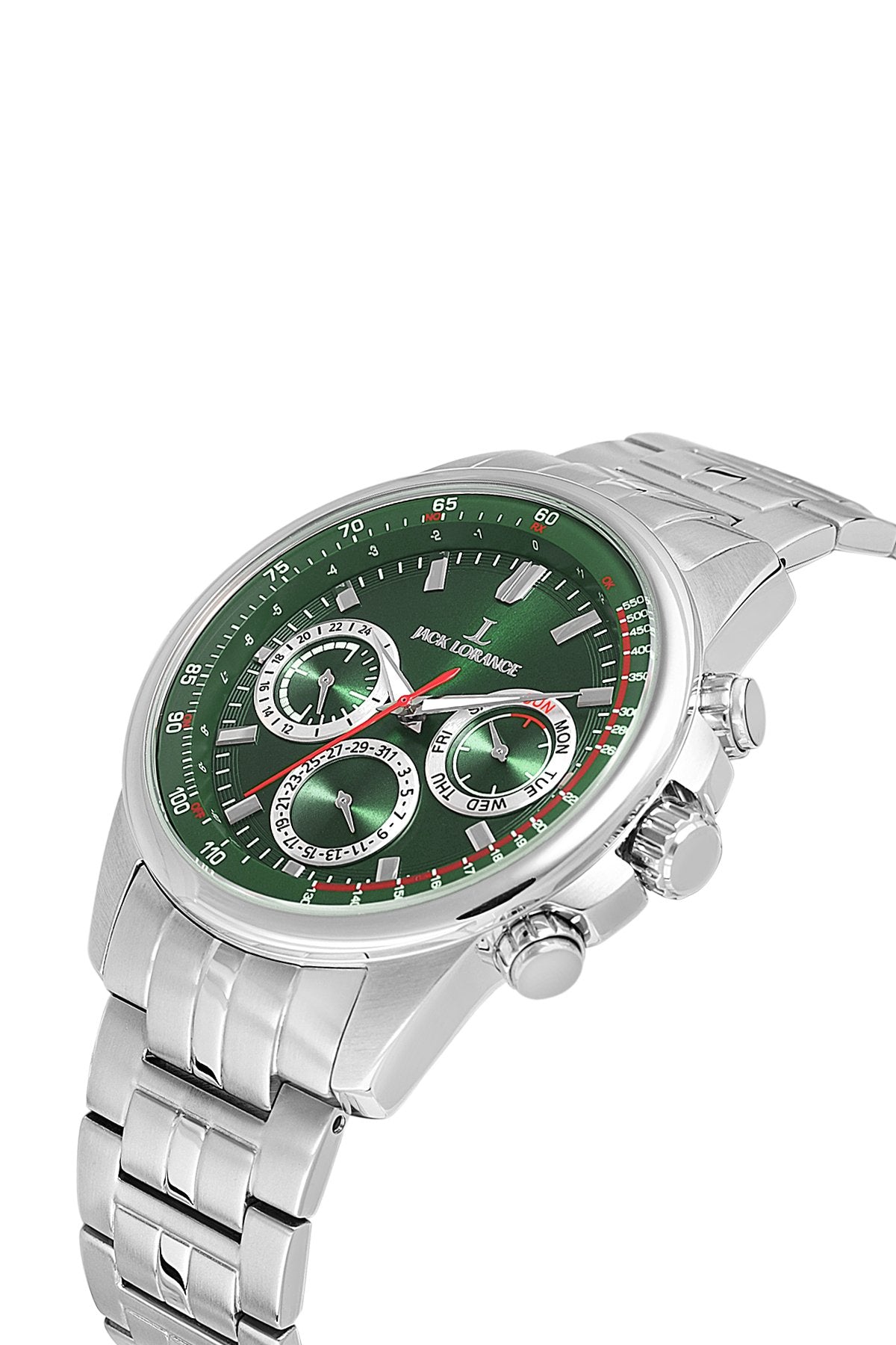 JCK JLS11911M.02 Yeşil & Gümüş Çelik Erkek Kol Saati